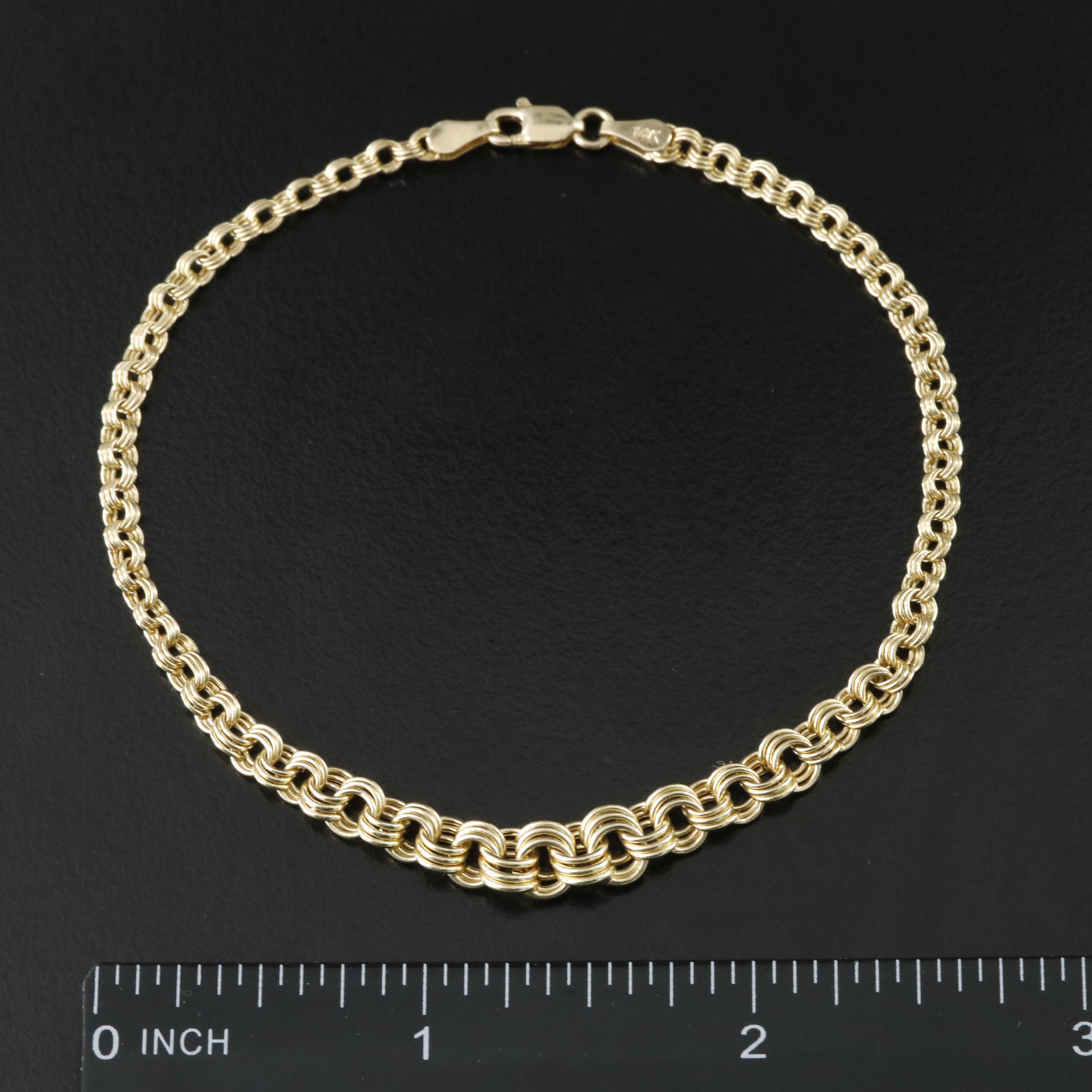 14K Garibaldi Chain Bracelet