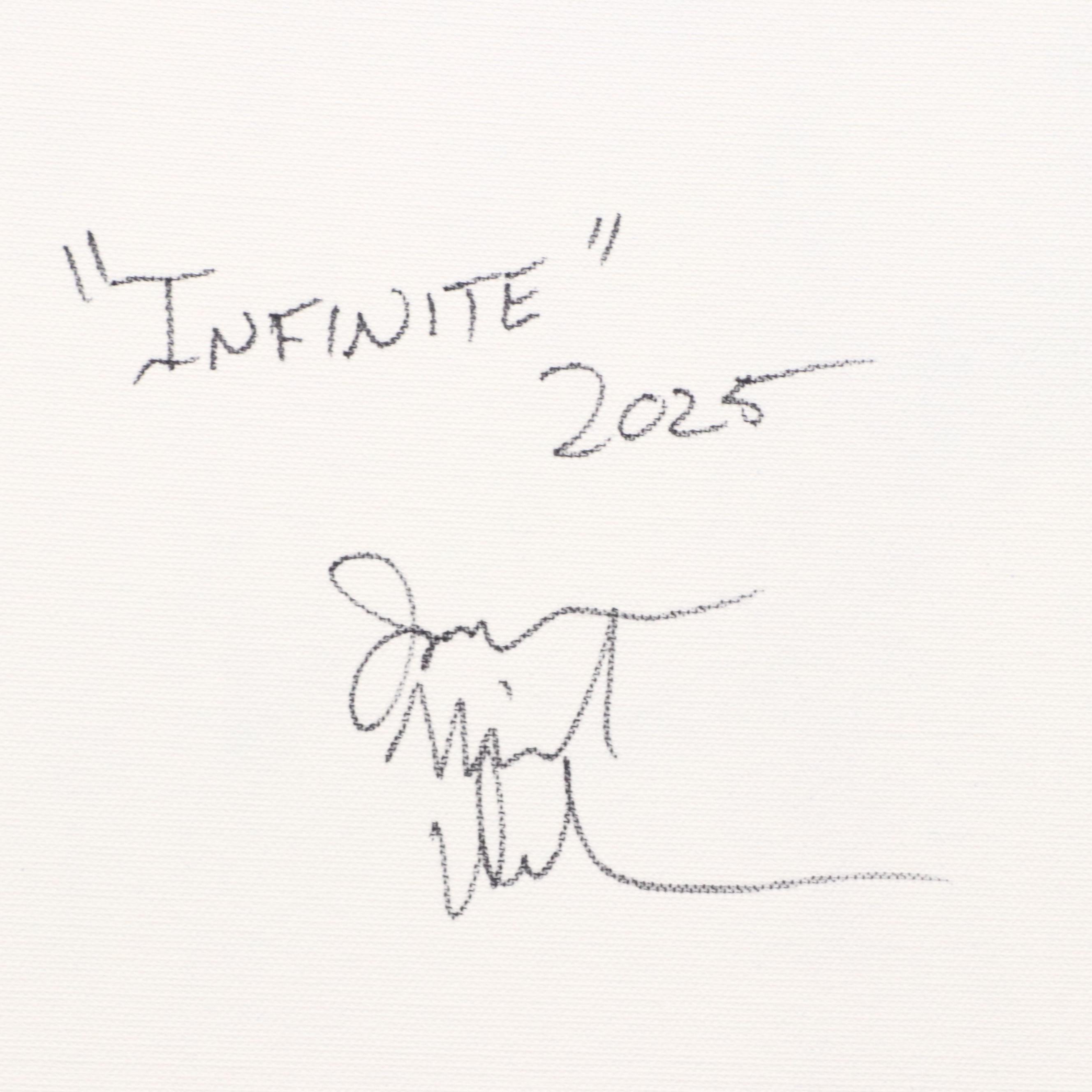 Jason Michael Durham Abstract Mixed Media Painting "Infinite," 2025