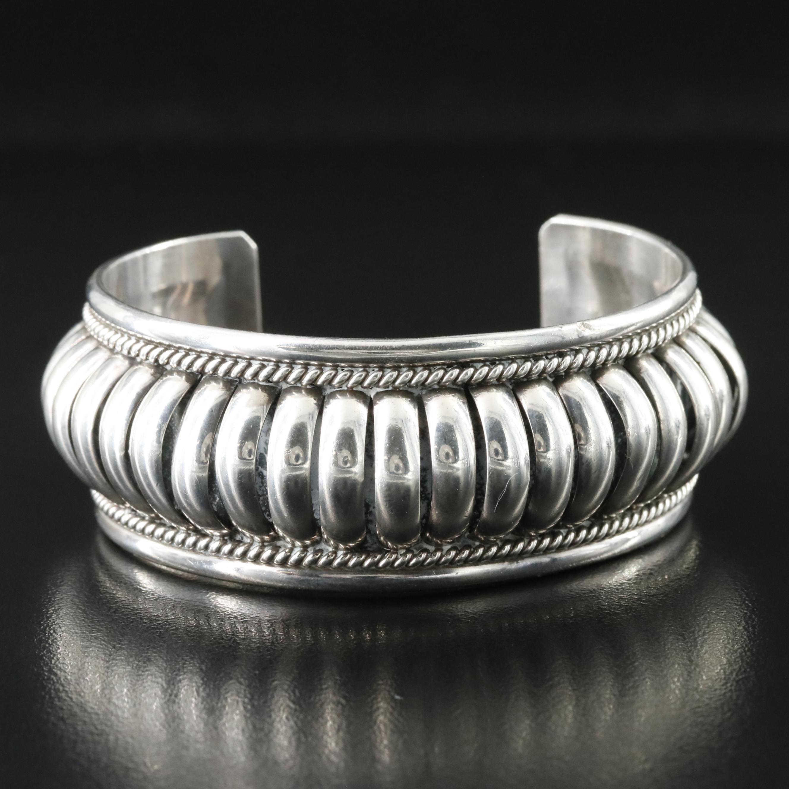 Priscilla Apache Navajo Diné Sterling Cuff