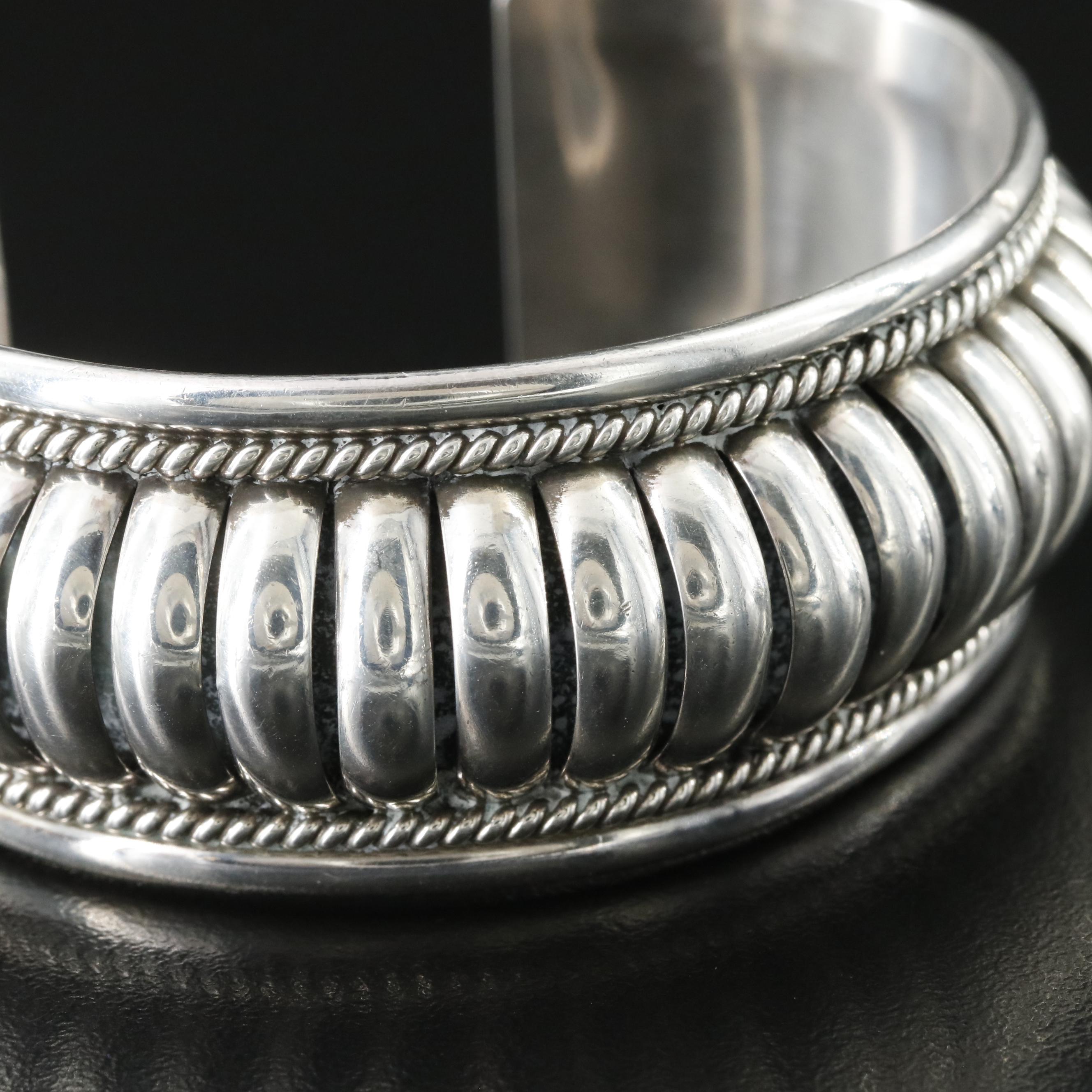 Priscilla Apache Navajo Diné Sterling Cuff