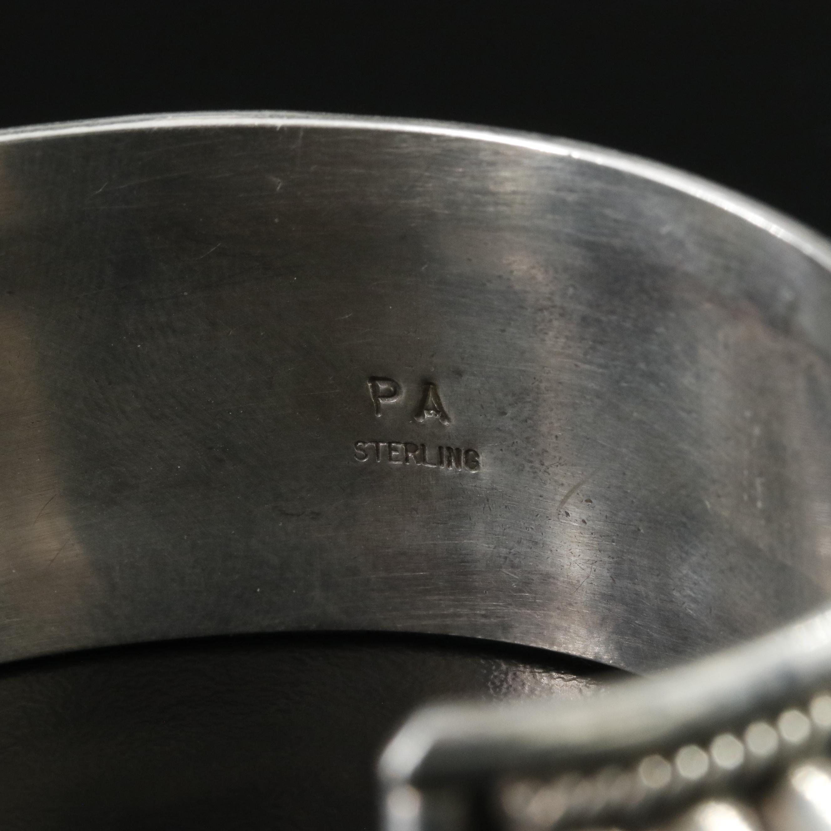 Priscilla Apache Navajo Diné Sterling Cuff