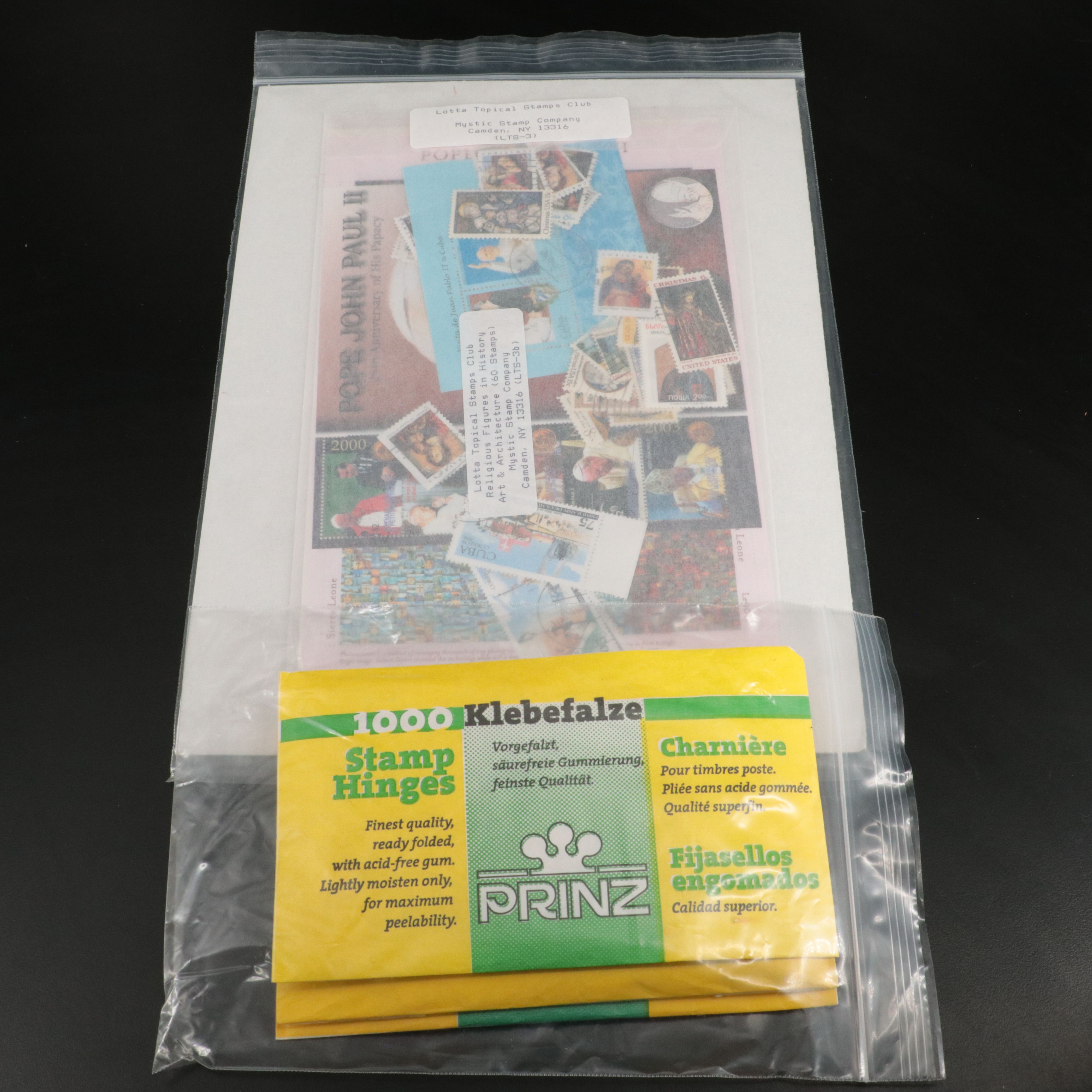 Large Collection of World Postage Stamps, Including Princess Diana