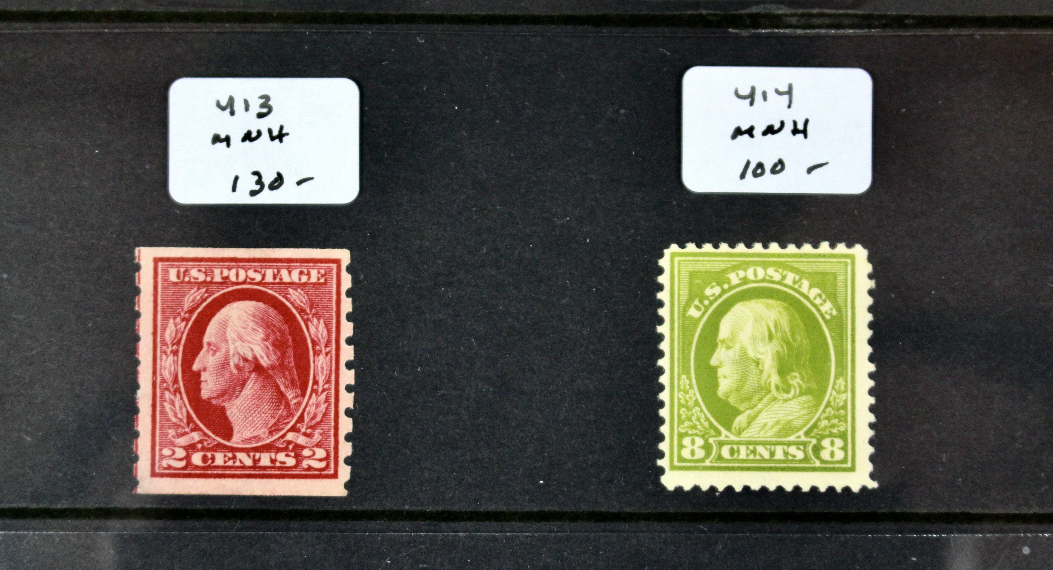 Fourteen Different Early U.S. Stamps Ranging from Scott #s 397-419