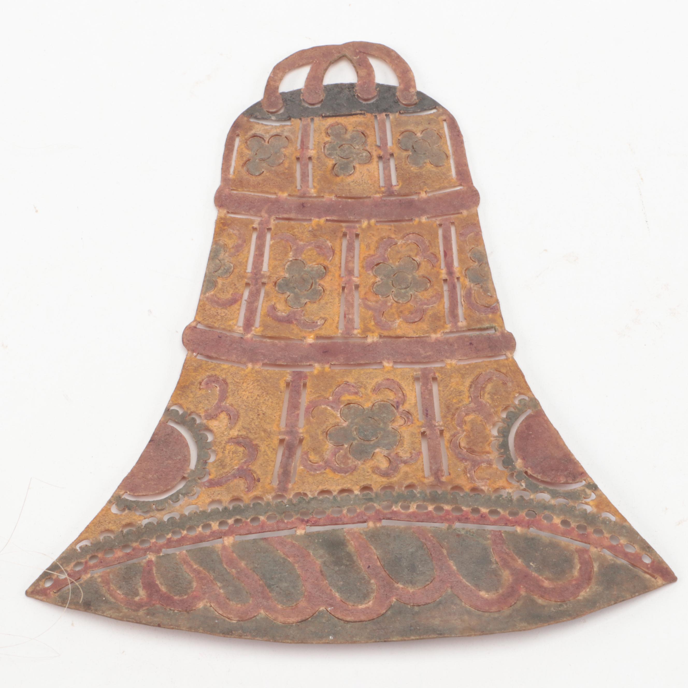 Chinese Bell, Broom and Other Vellum and Hair Shadow Puppet Accessories