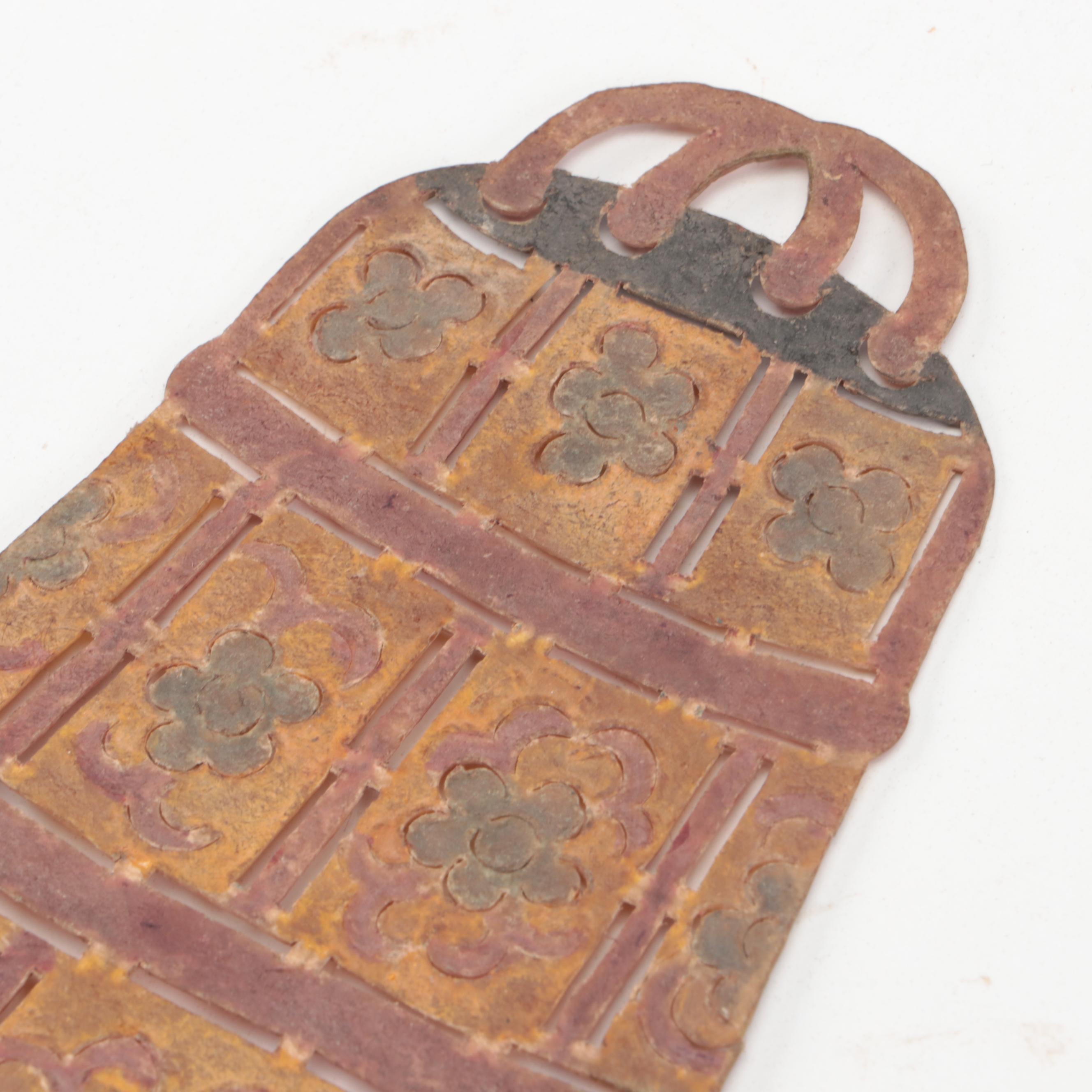 Chinese Bell, Broom and Other Vellum and Hair Shadow Puppet Accessories