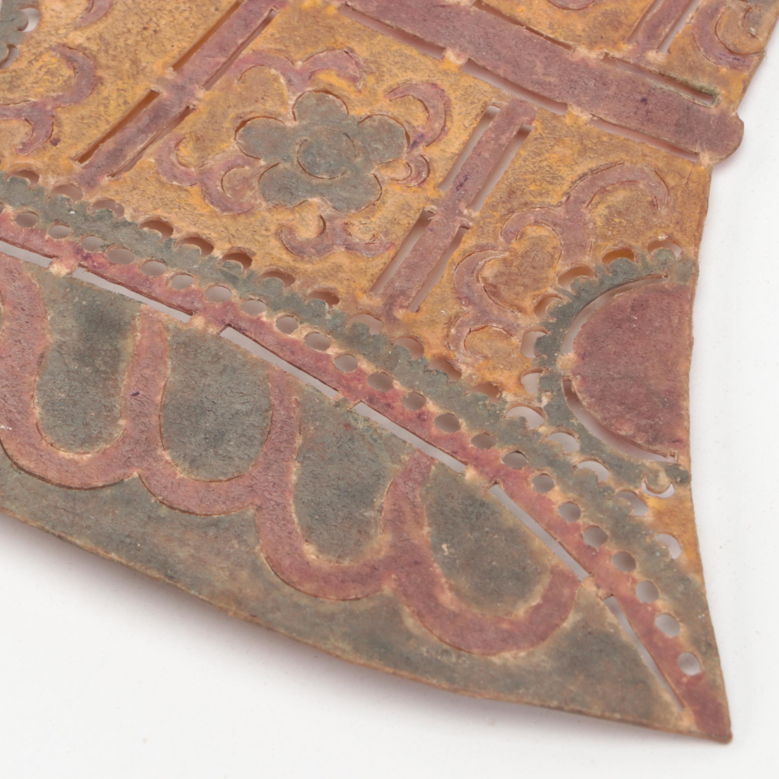 Chinese Bell, Broom and Other Vellum and Hair Shadow Puppet Accessories