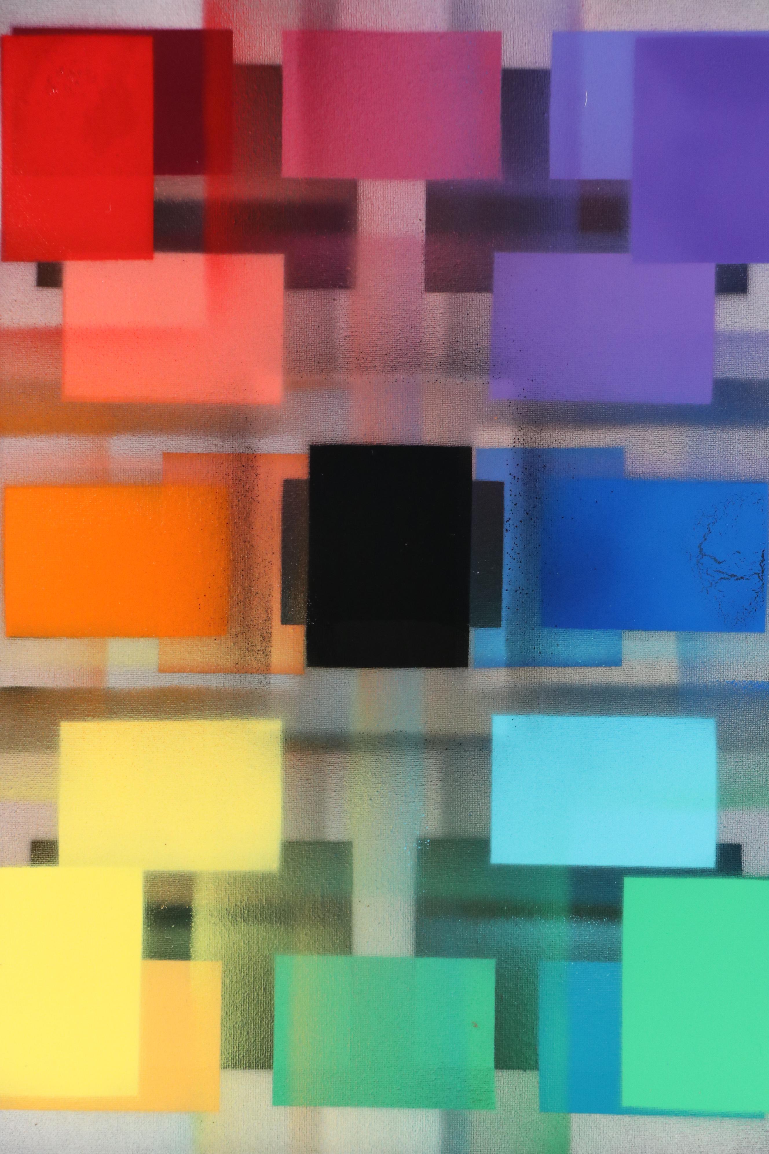 Jason Michael Durham Abstract Mixed Media Painting "Transformation," 2025