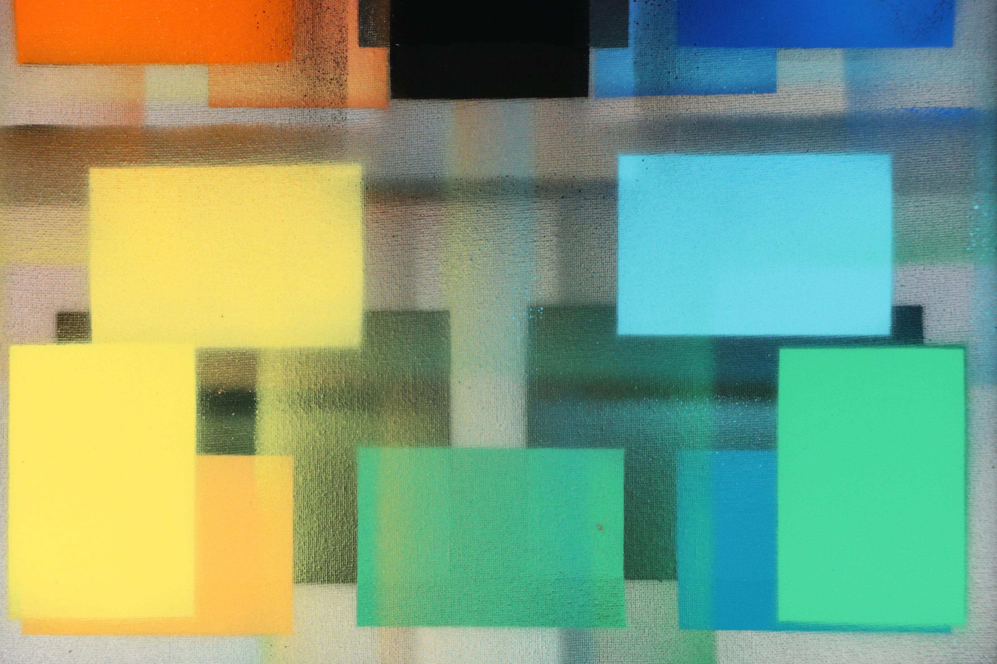 Jason Michael Durham Abstract Mixed Media Painting "Transformation," 2025