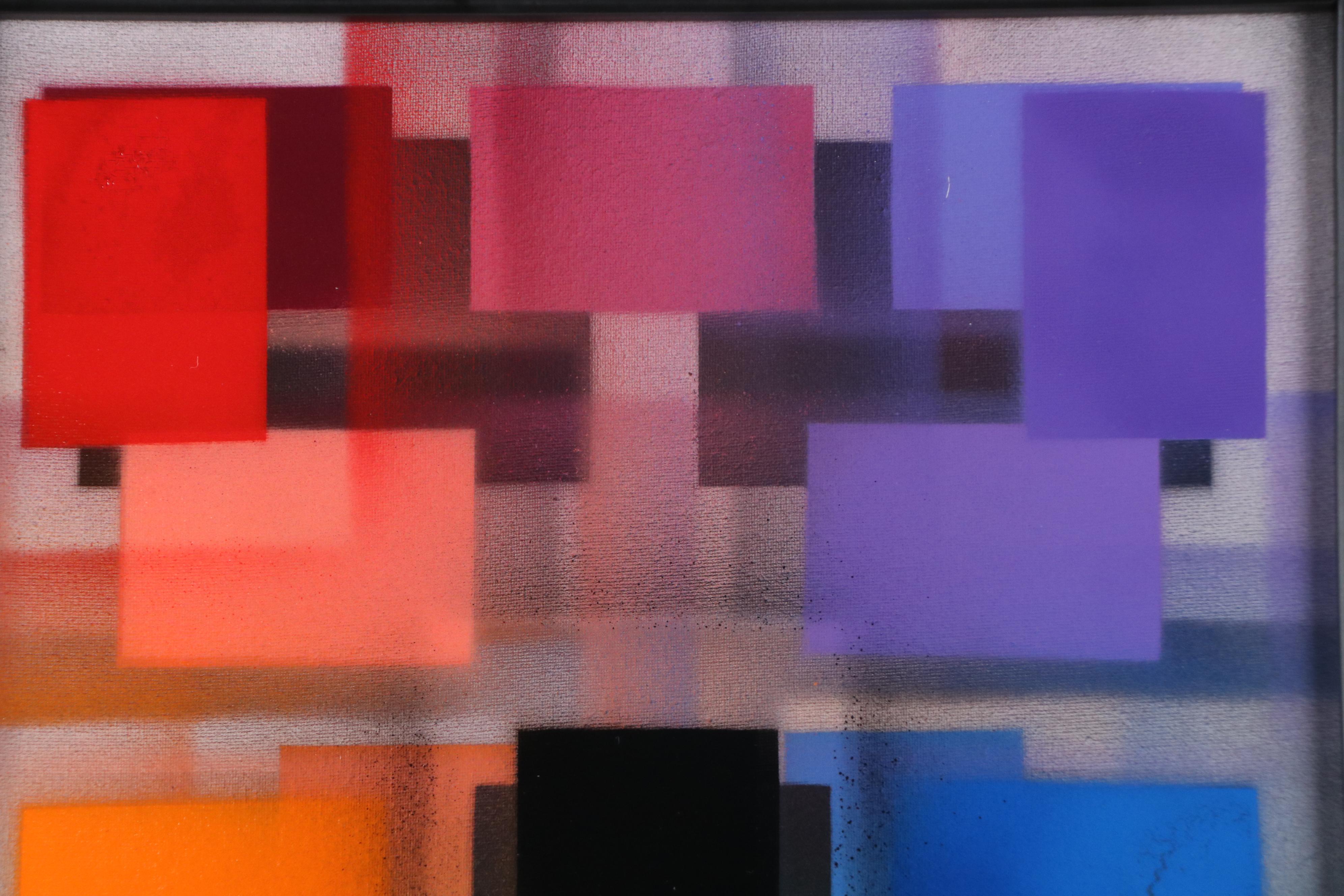 Jason Michael Durham Abstract Mixed Media Painting "Transformation," 2025