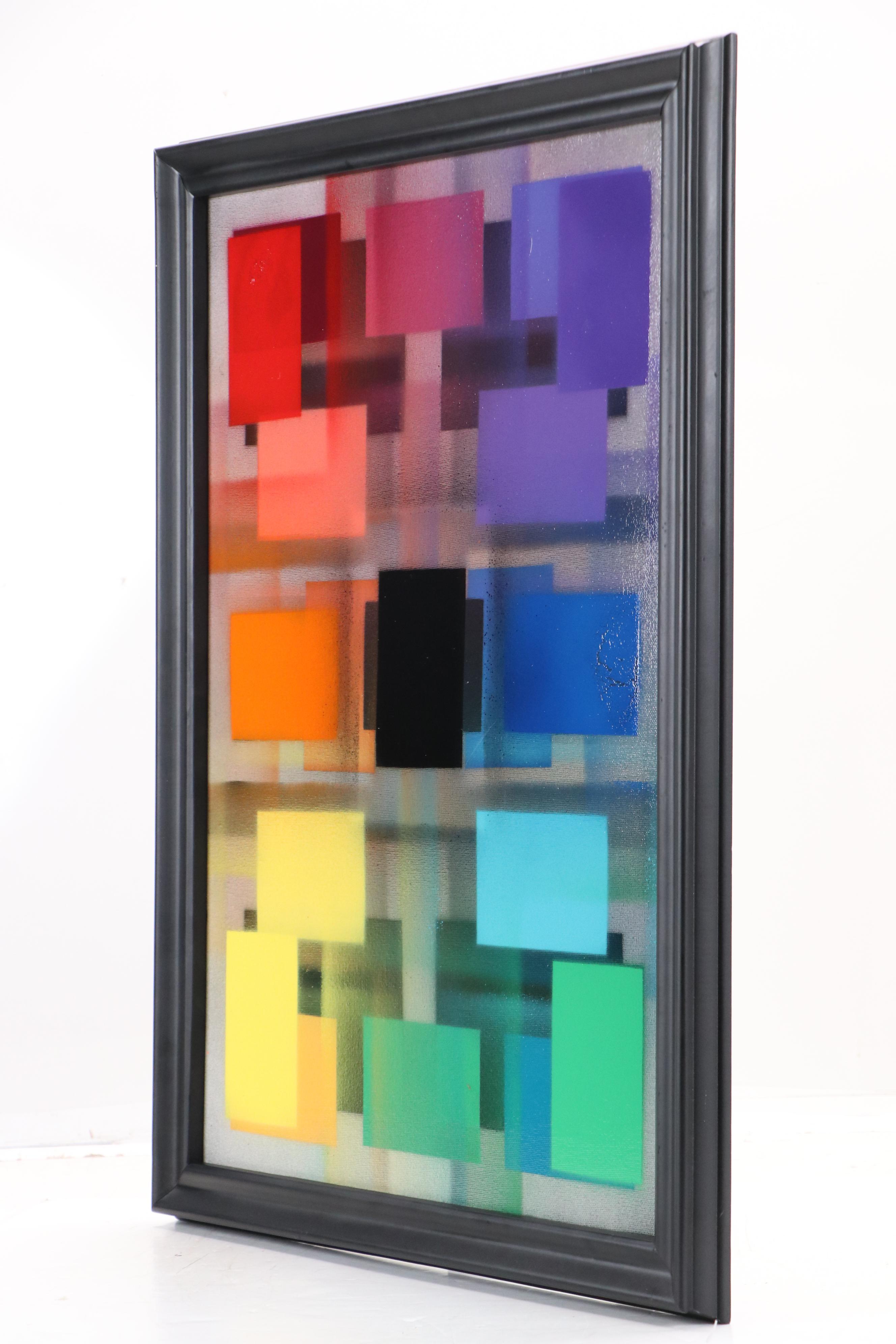 Jason Michael Durham Abstract Mixed Media Painting "Transformation," 2025