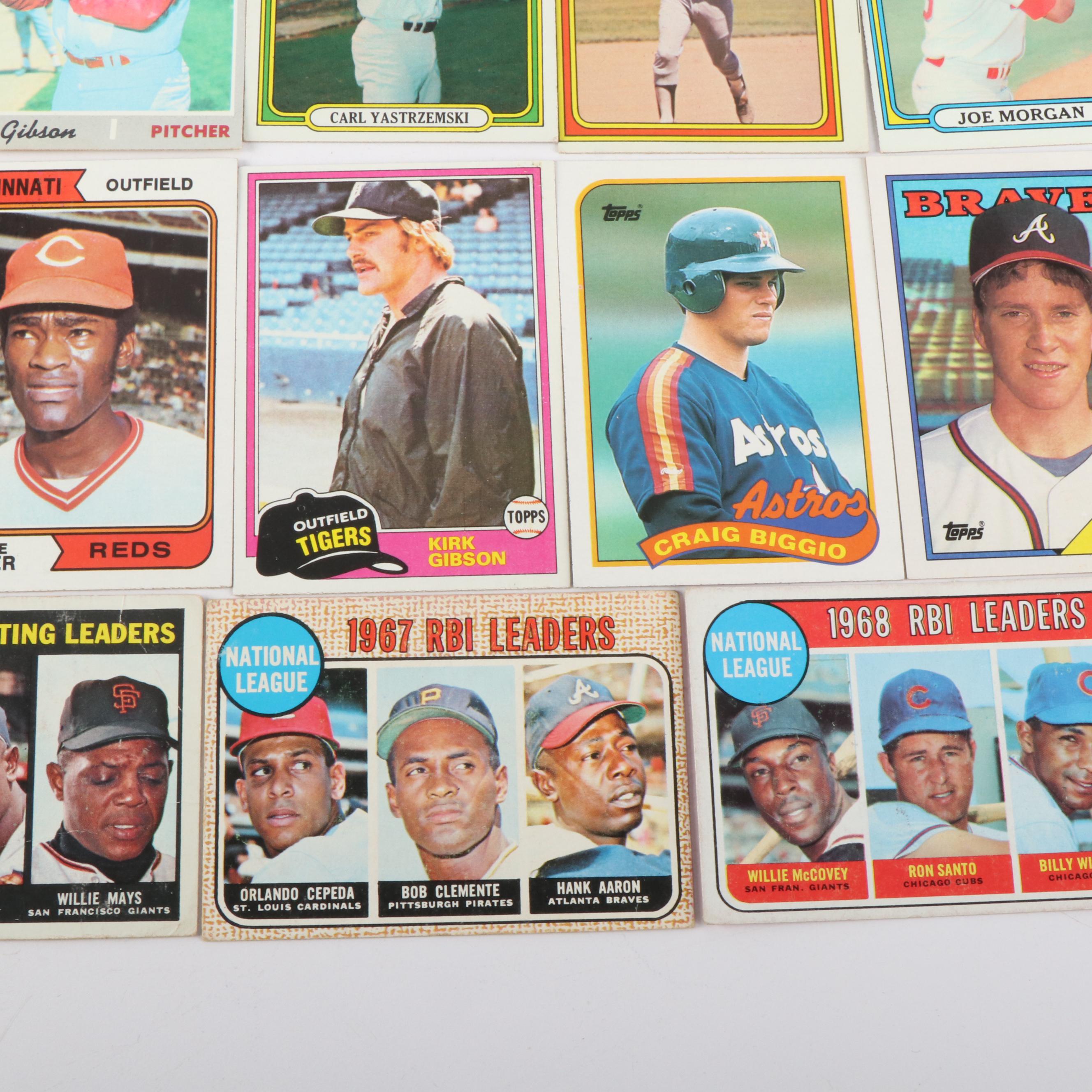 Topps with Other Sports Cards Featuring Kirk Gibson Rookie and More, 1960s-2010s