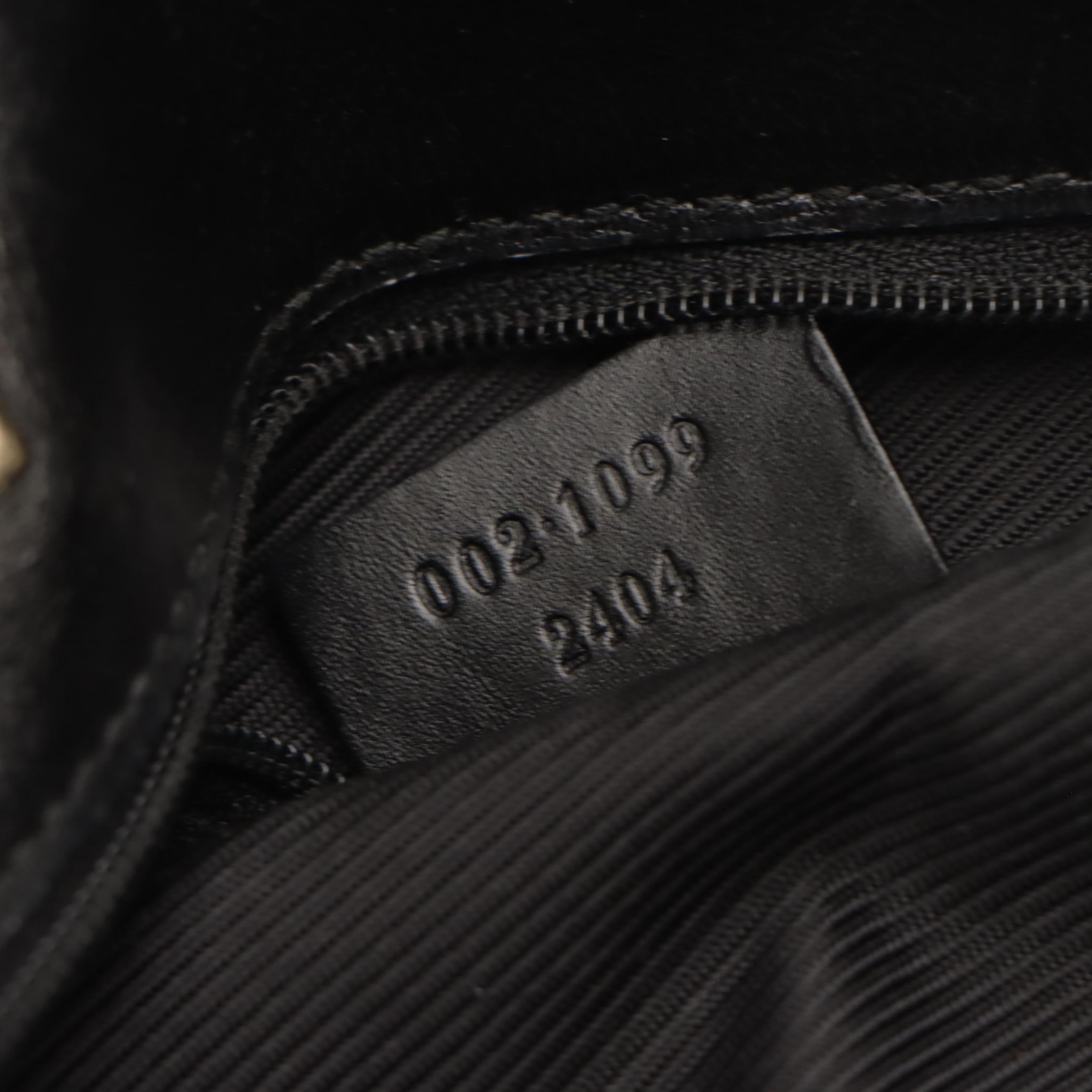 Gucci Small Eclipse Tote in Navy Blue GG Canvas and Leather Trim