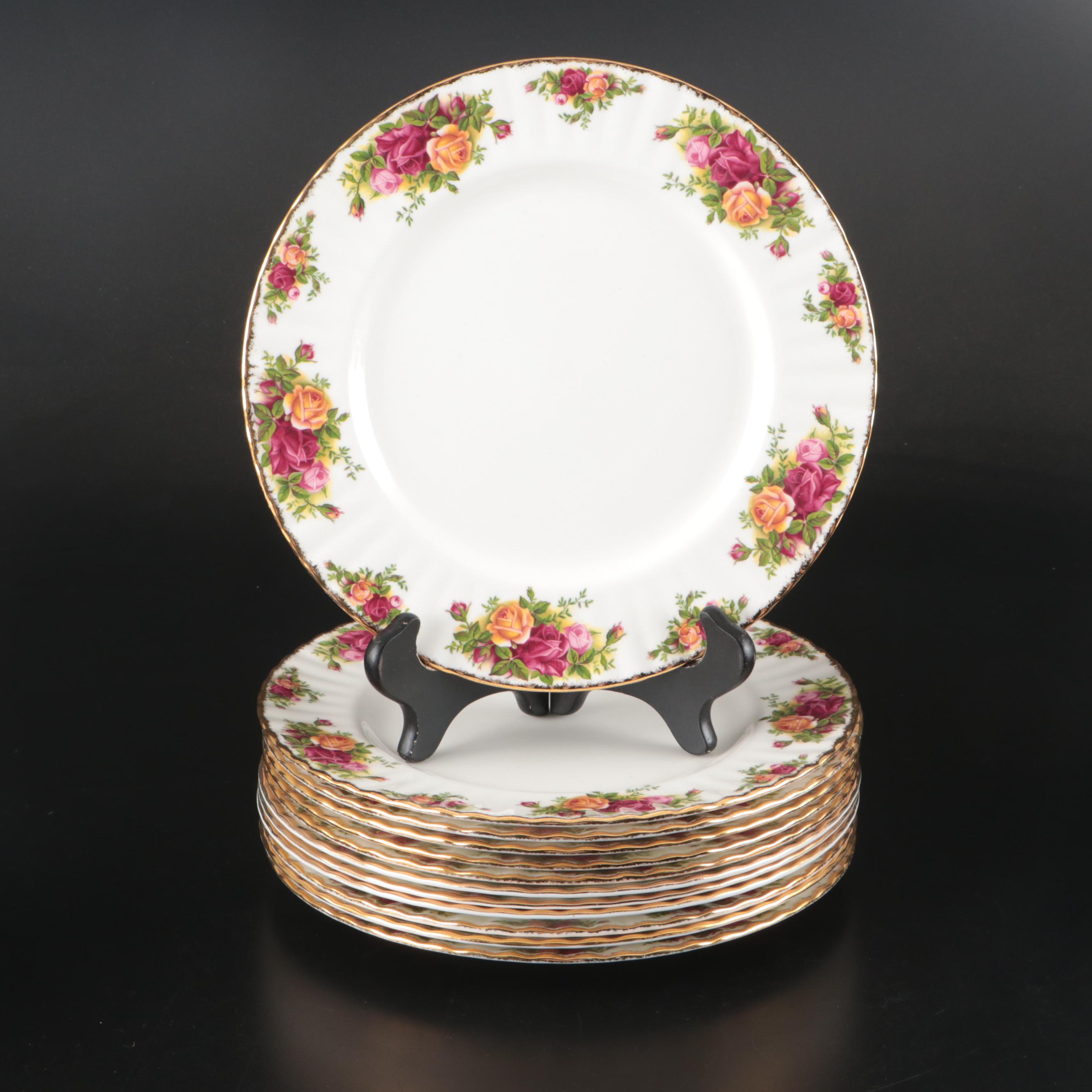 Royal Albert "Old Country Roses" Gilt Bone China Dinnerware