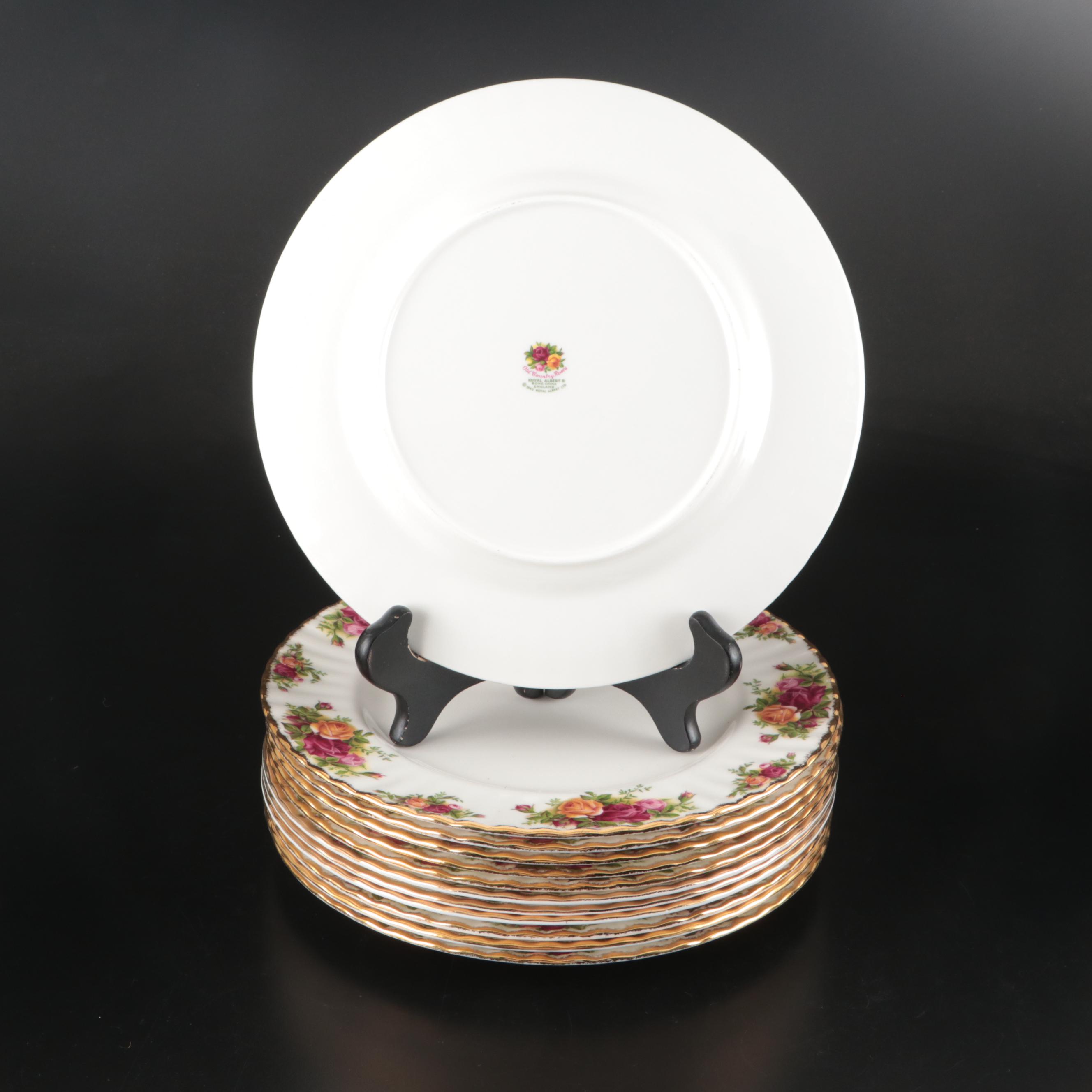 Royal Albert "Old Country Roses" Gilt Bone China Dinnerware