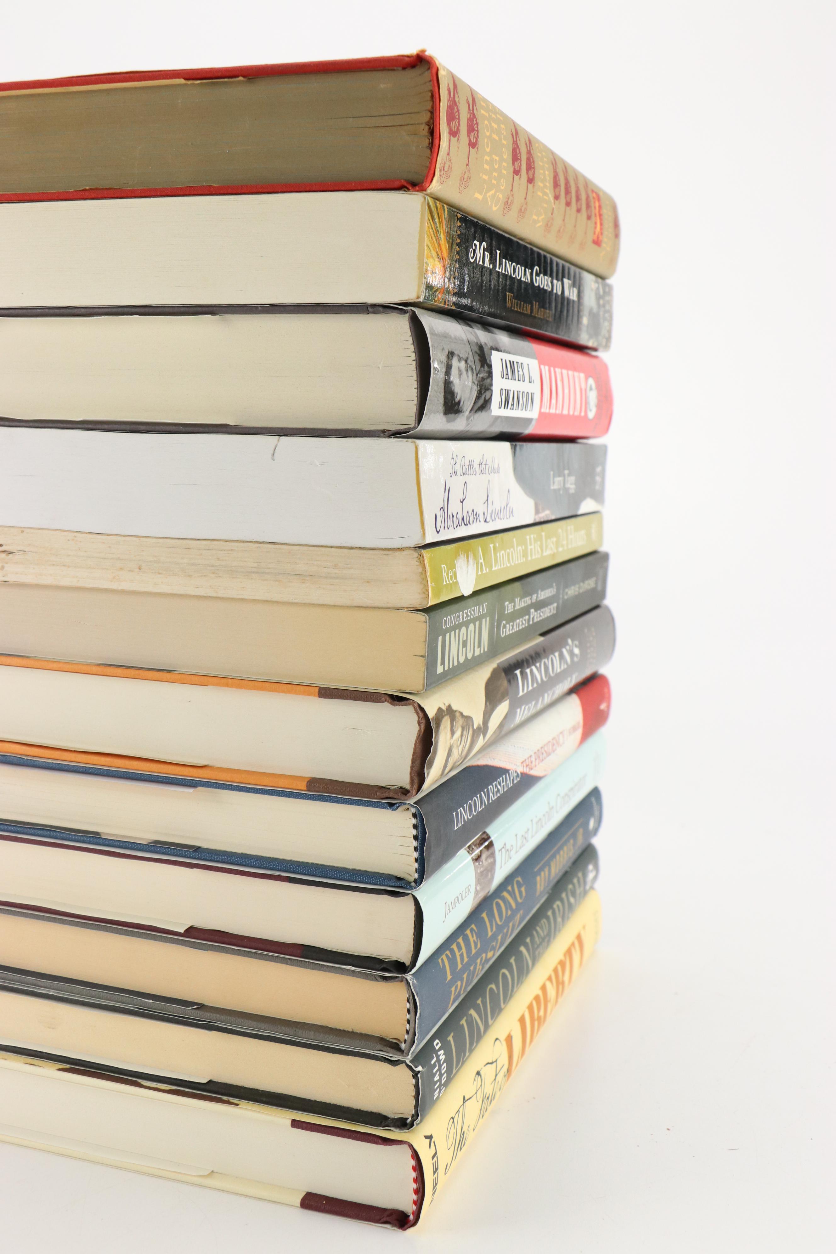 First Edition "The Long Pursuit" by Roy Morris Jr. and More Lincoln Books