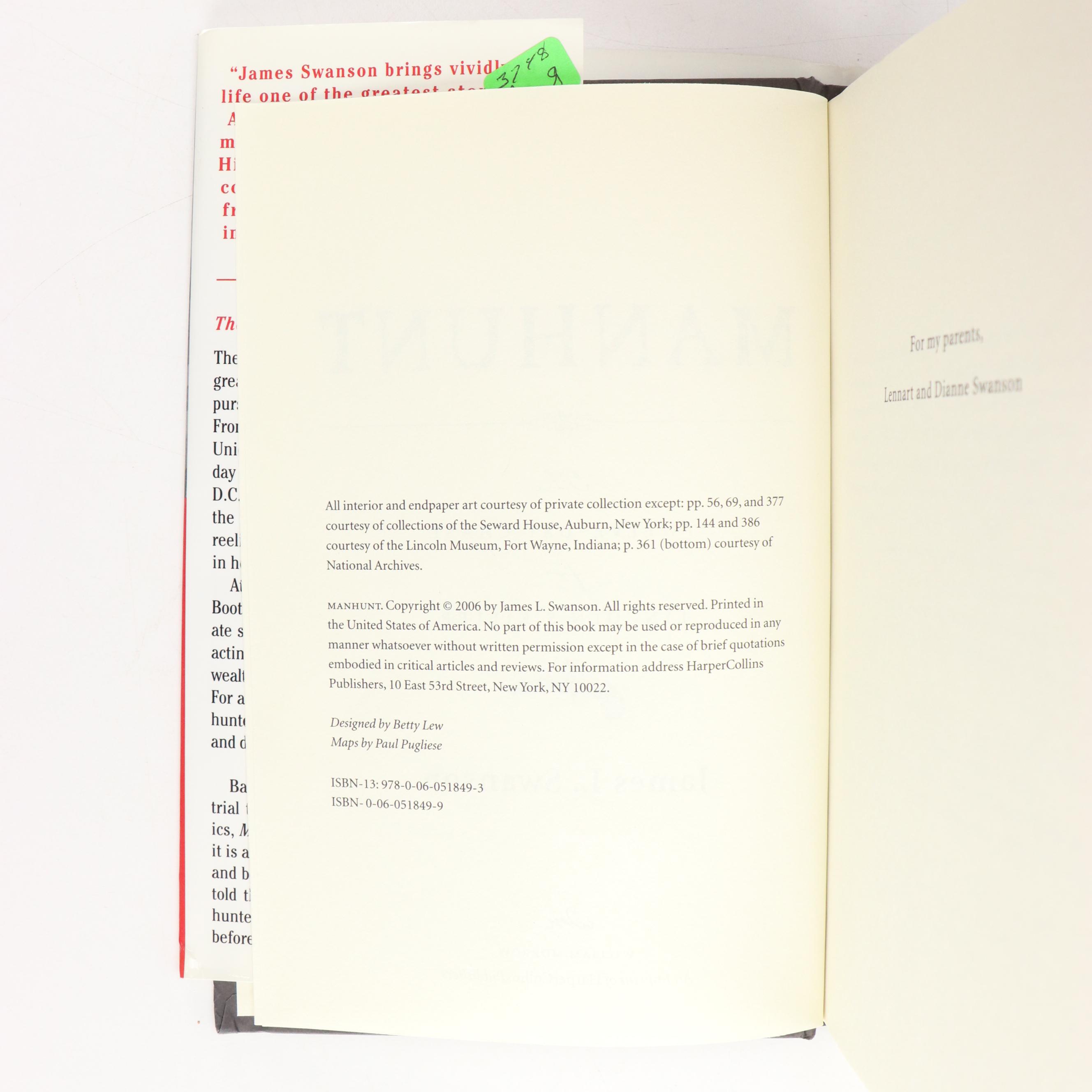 First Edition "The Long Pursuit" by Roy Morris Jr. and More Lincoln Books