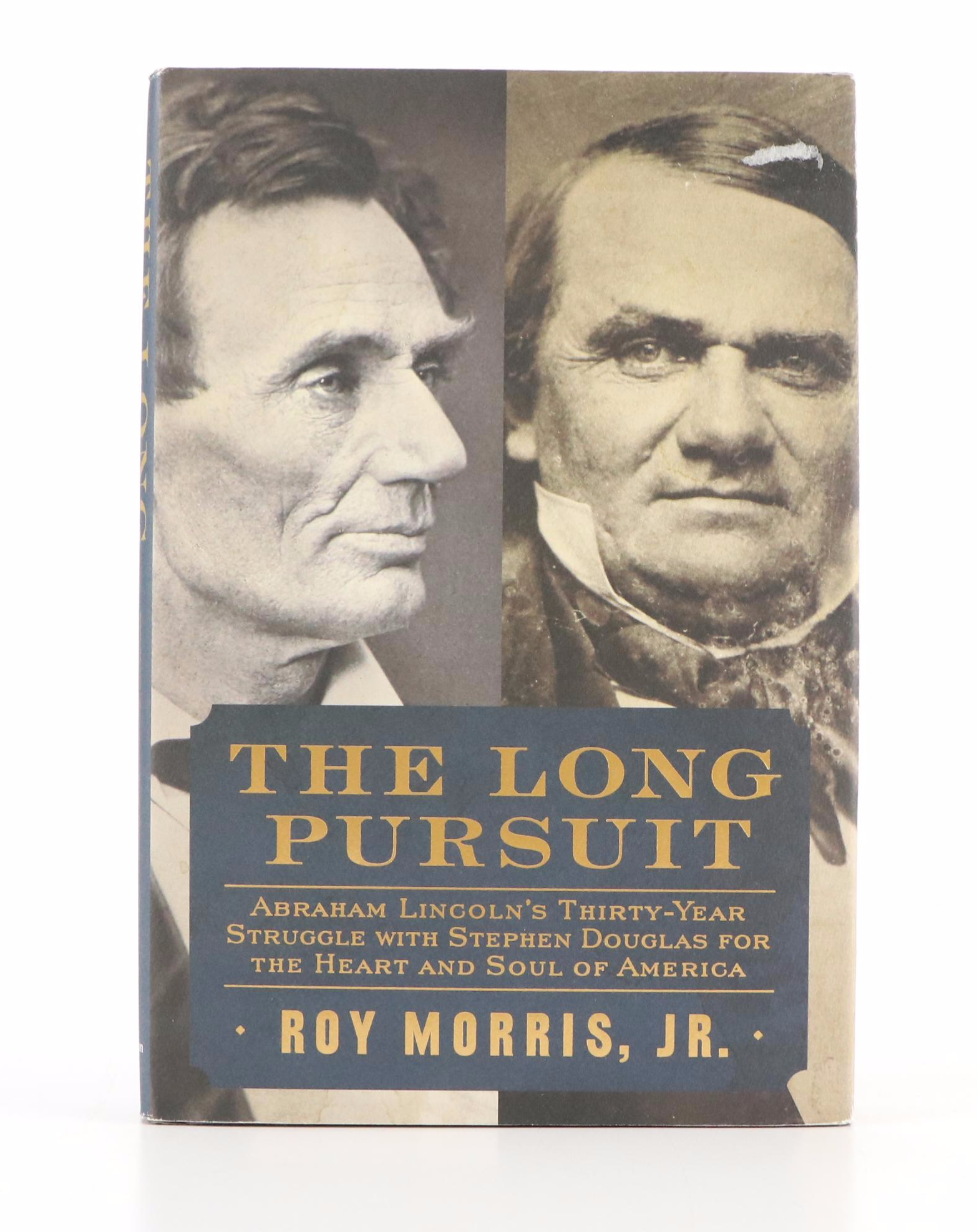 First Edition "The Long Pursuit" by Roy Morris Jr. and More Lincoln Books