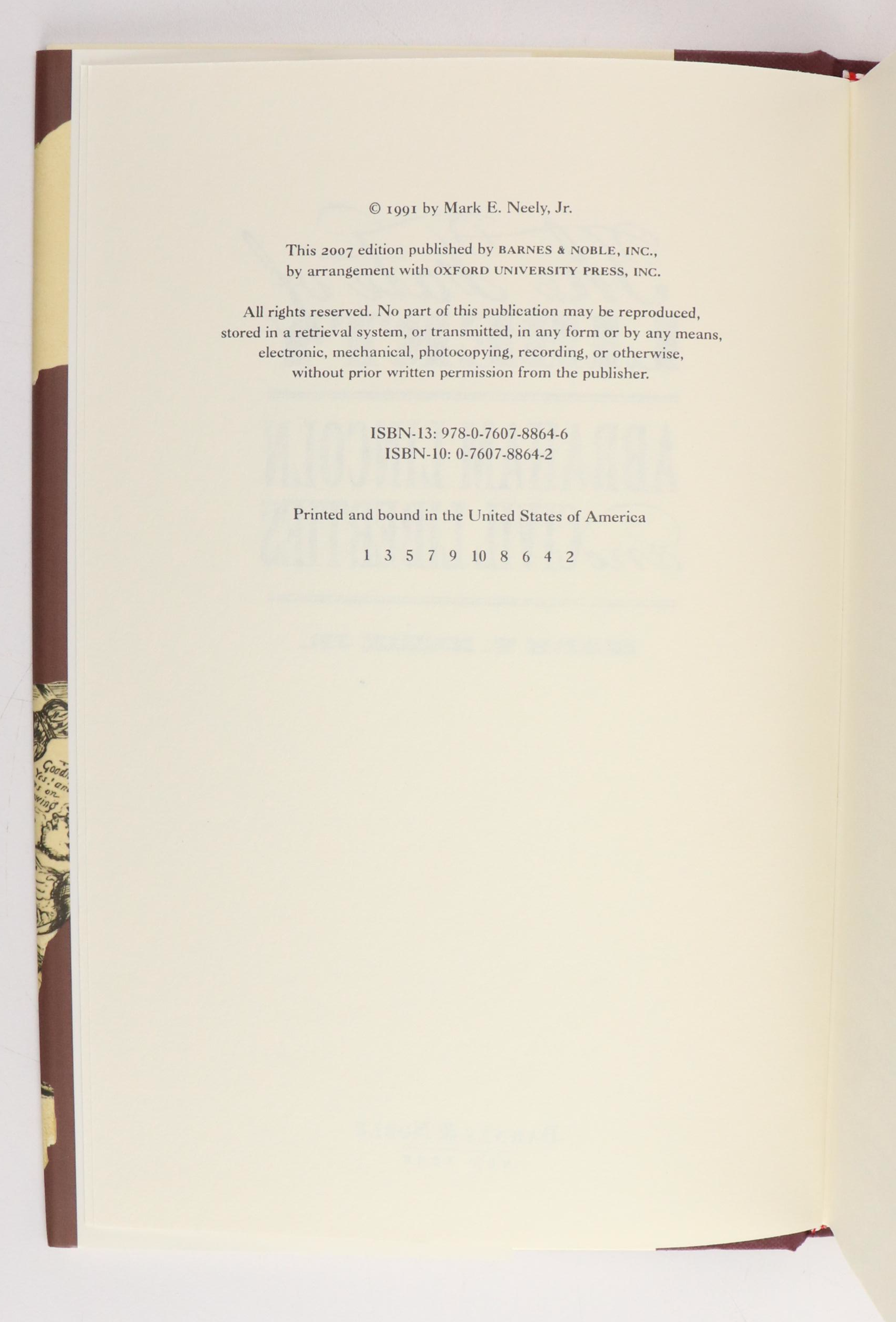 First Edition "The Long Pursuit" by Roy Morris Jr. and More Lincoln Books