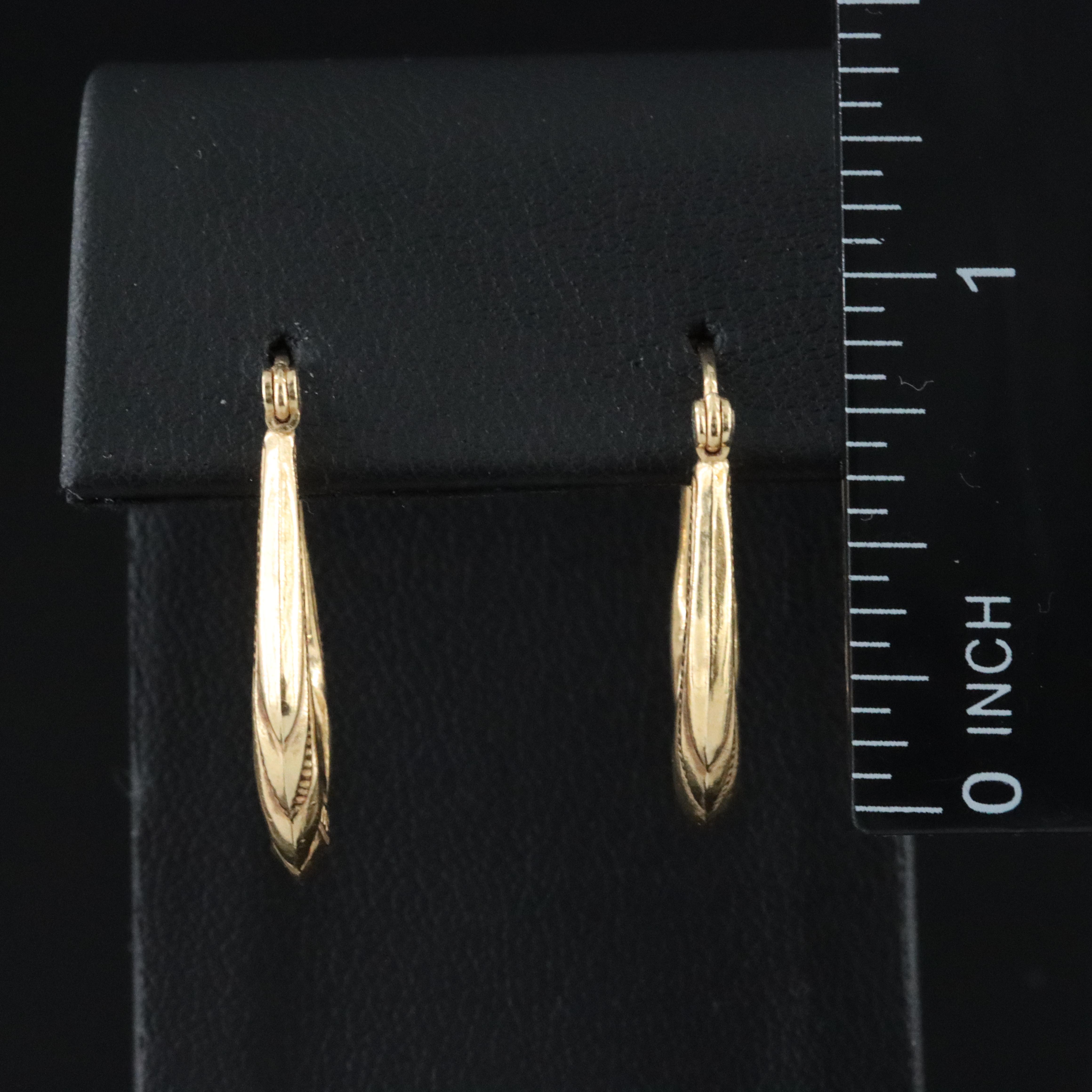 14K Hoop Earrings