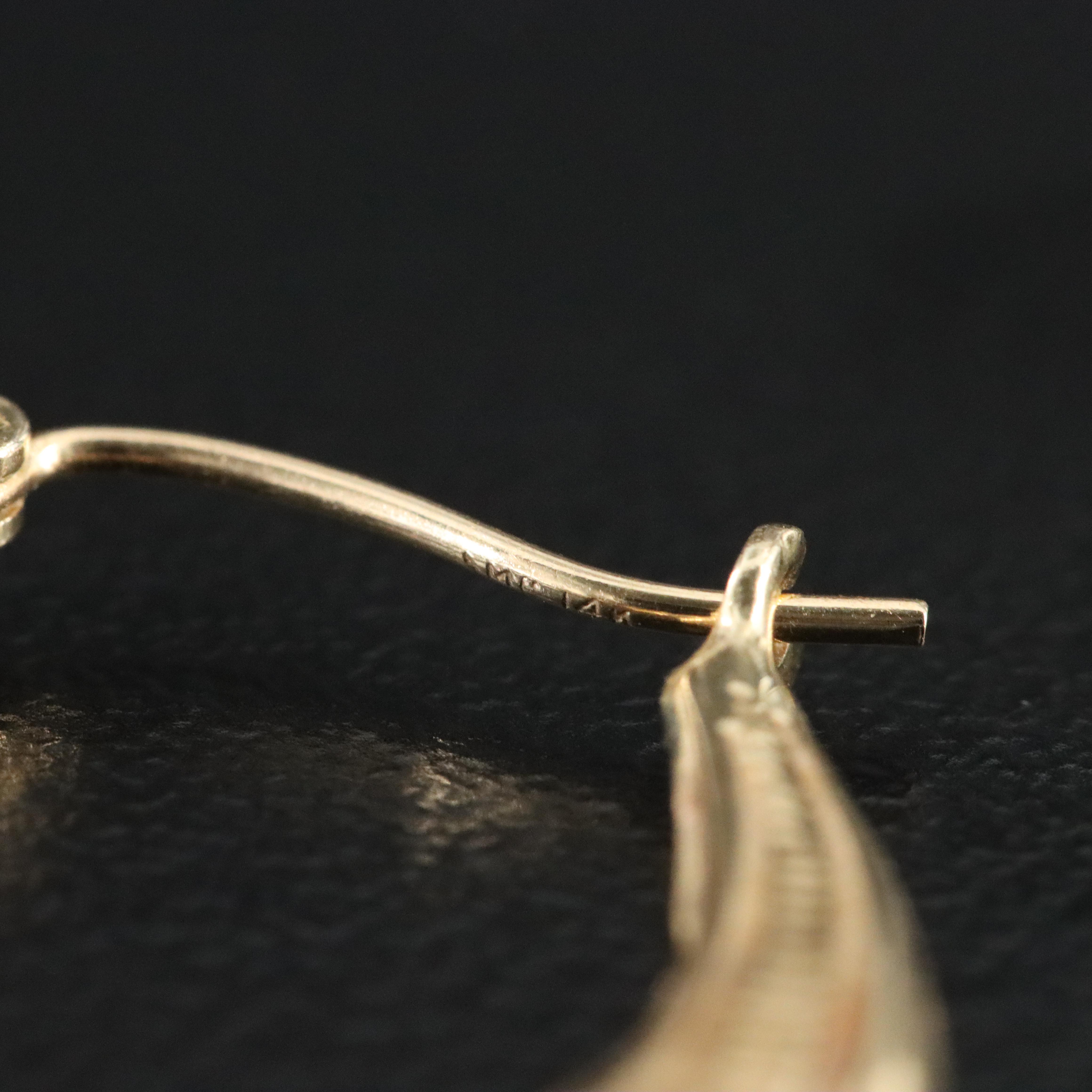 14K Hoop Earrings