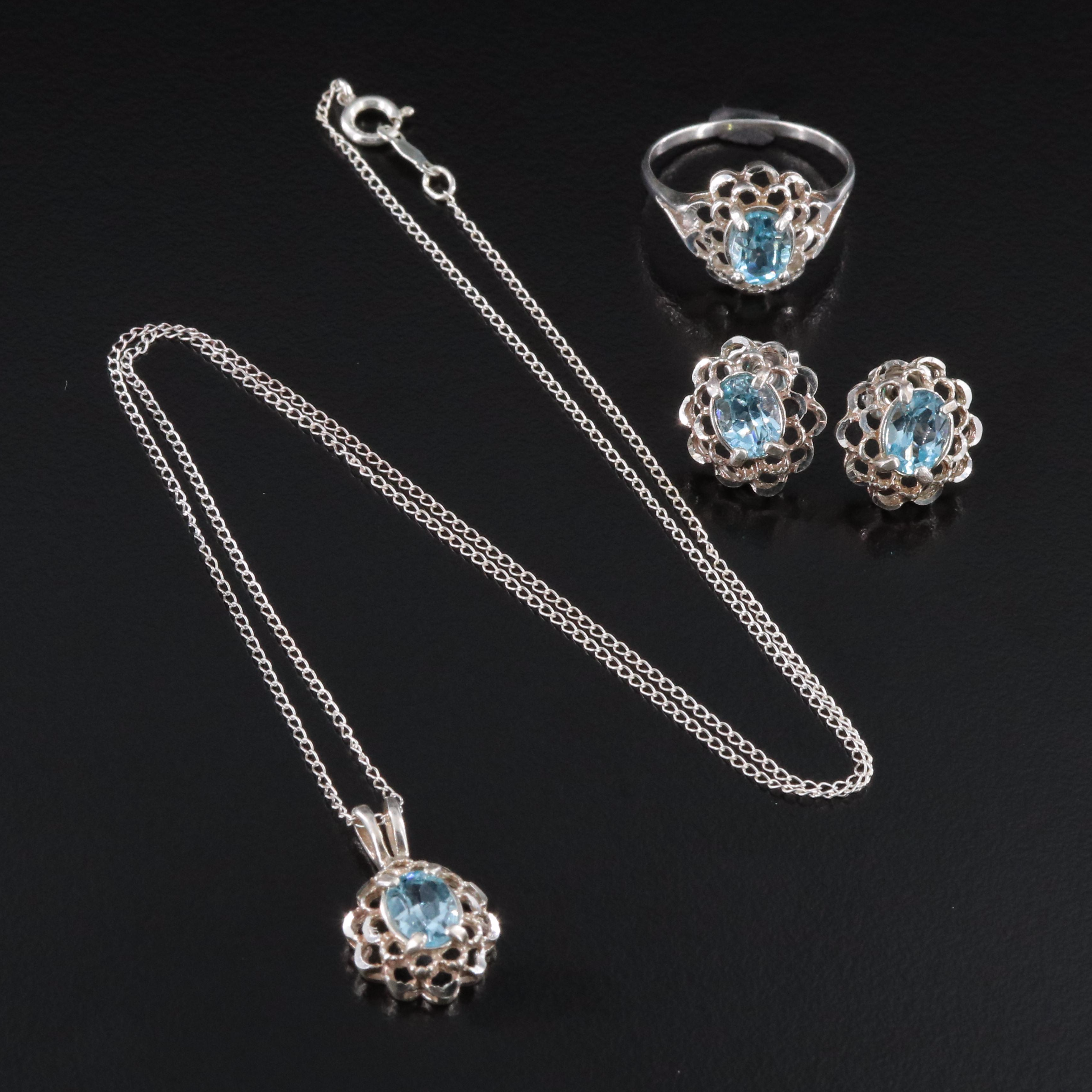 Sterling Topaz Jewelry Collection