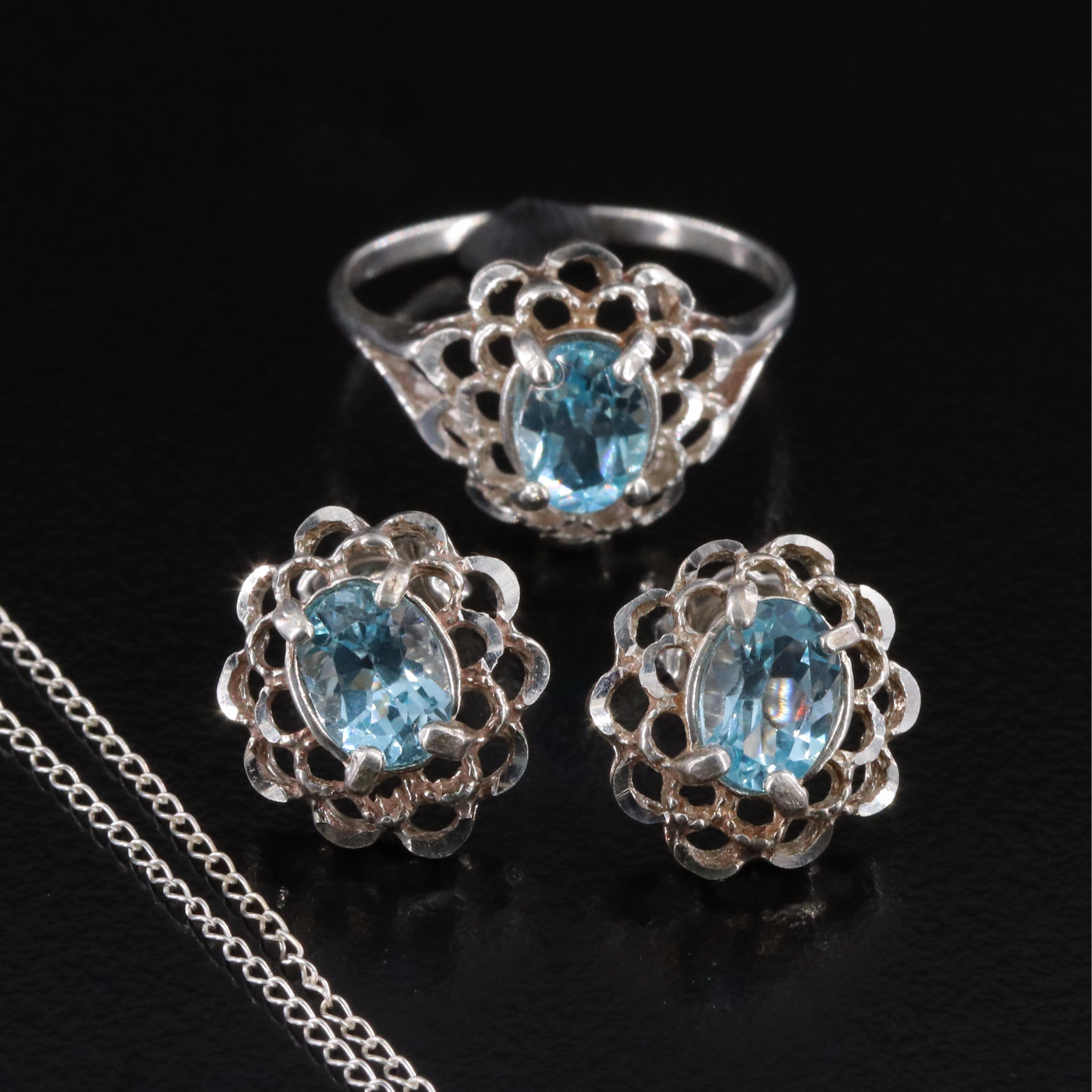 Sterling Topaz Jewelry Collection