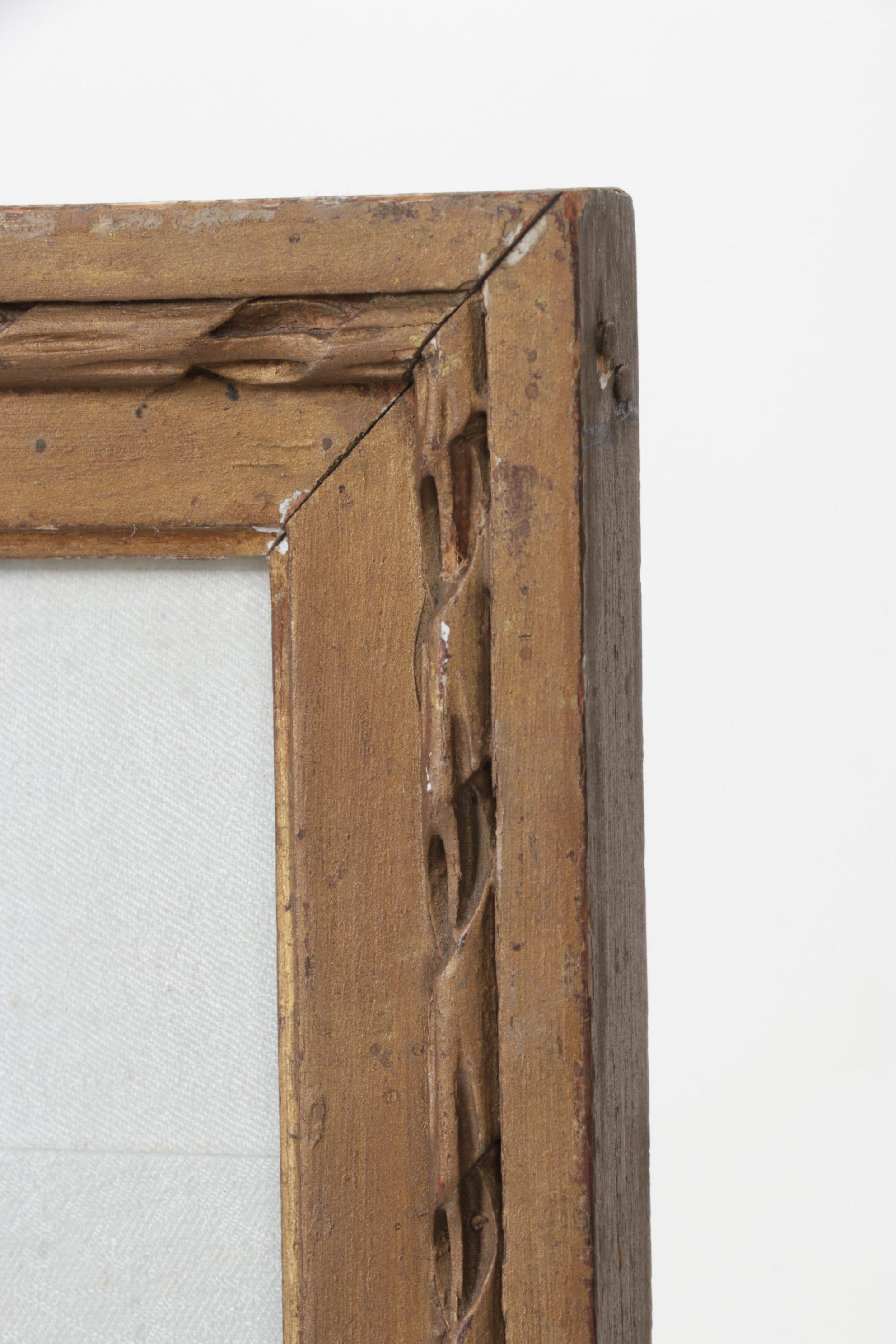 Chinese Watercolor Painting of a Tabby Cat and Bamboo, Mid to Late 20th Century