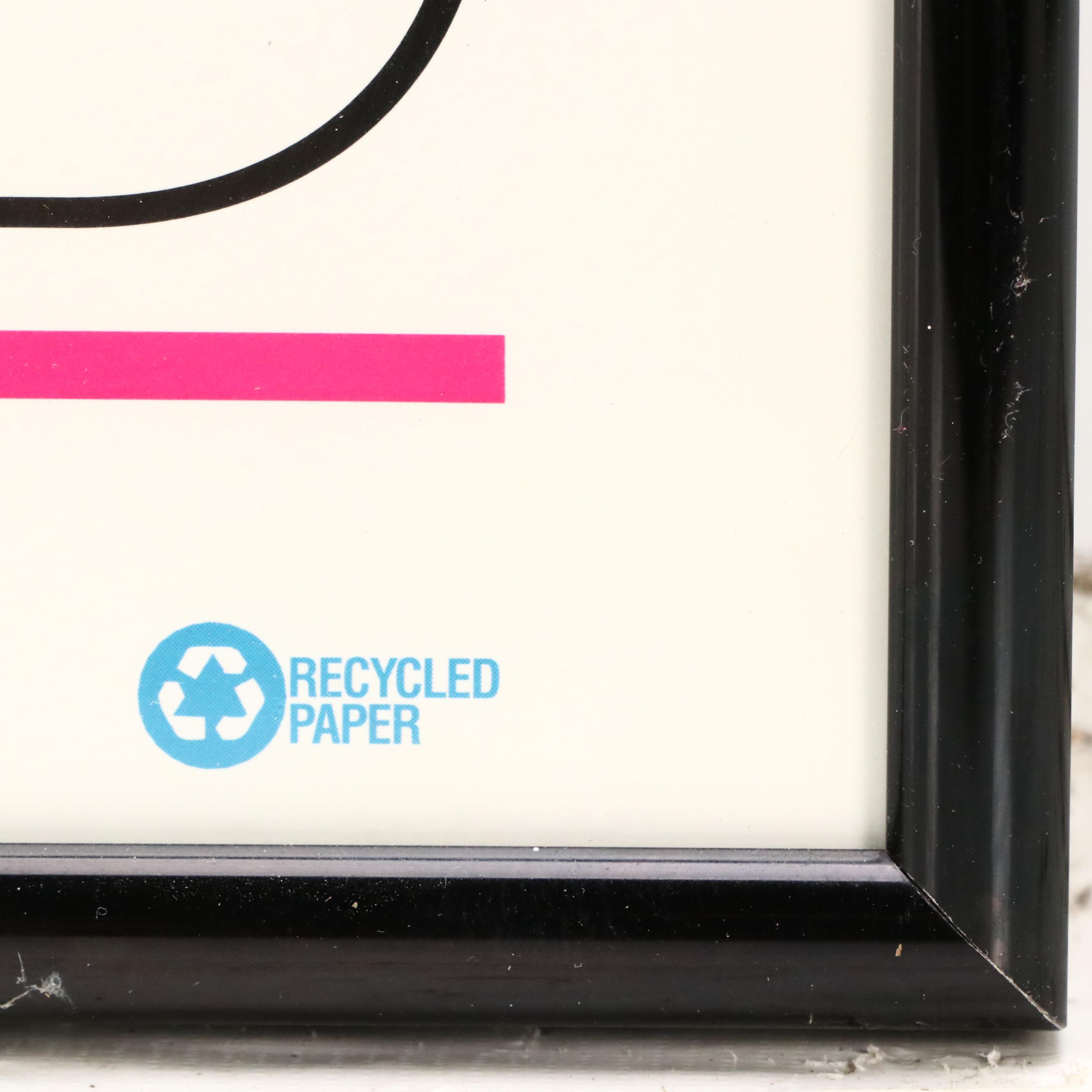 Charley Harper Offset Lithograph "Wings of the World," 1996