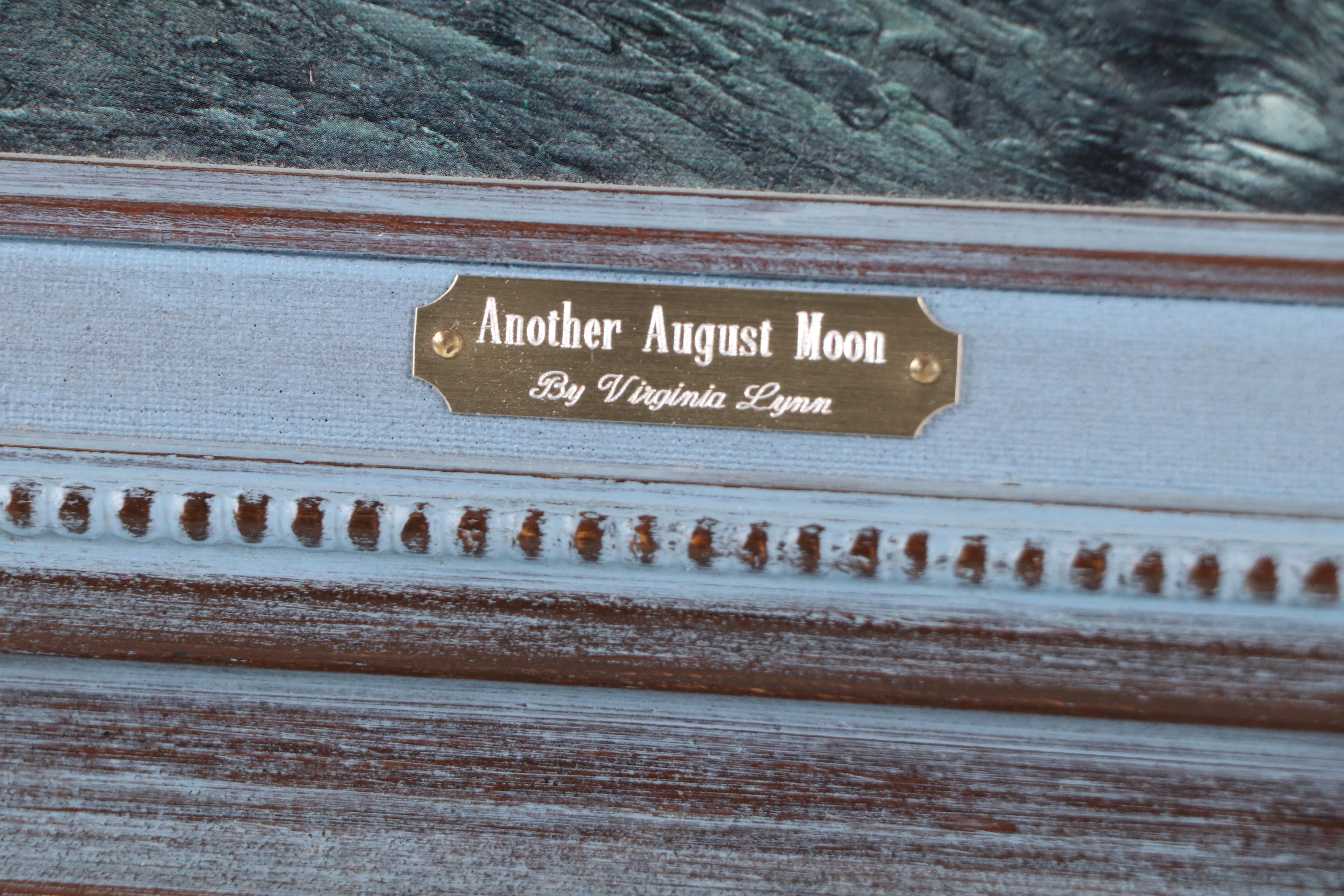 Virginia Lynn Offset Lithograph "Another August Moon," Circa 1985