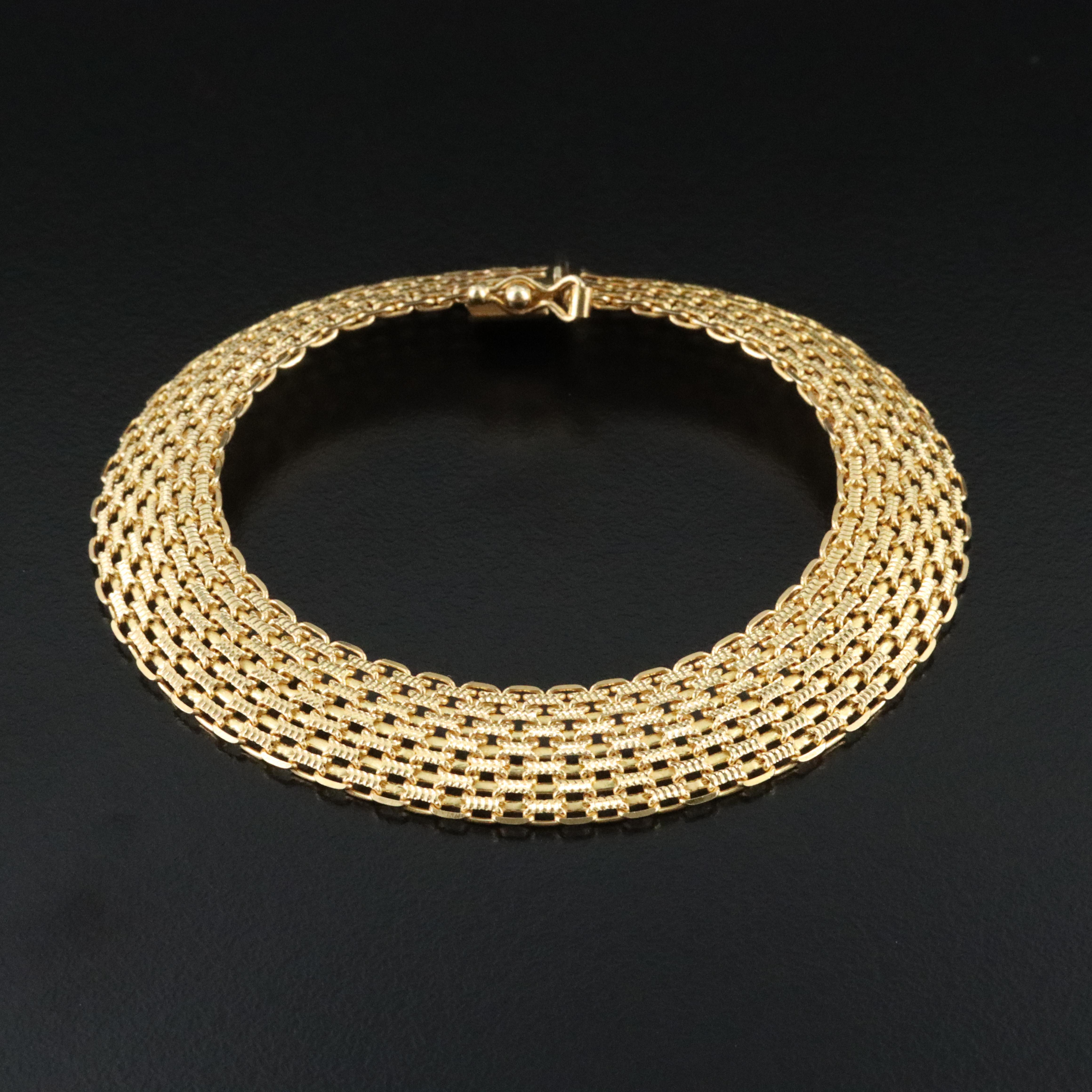 14K Fancy Link Bracelet