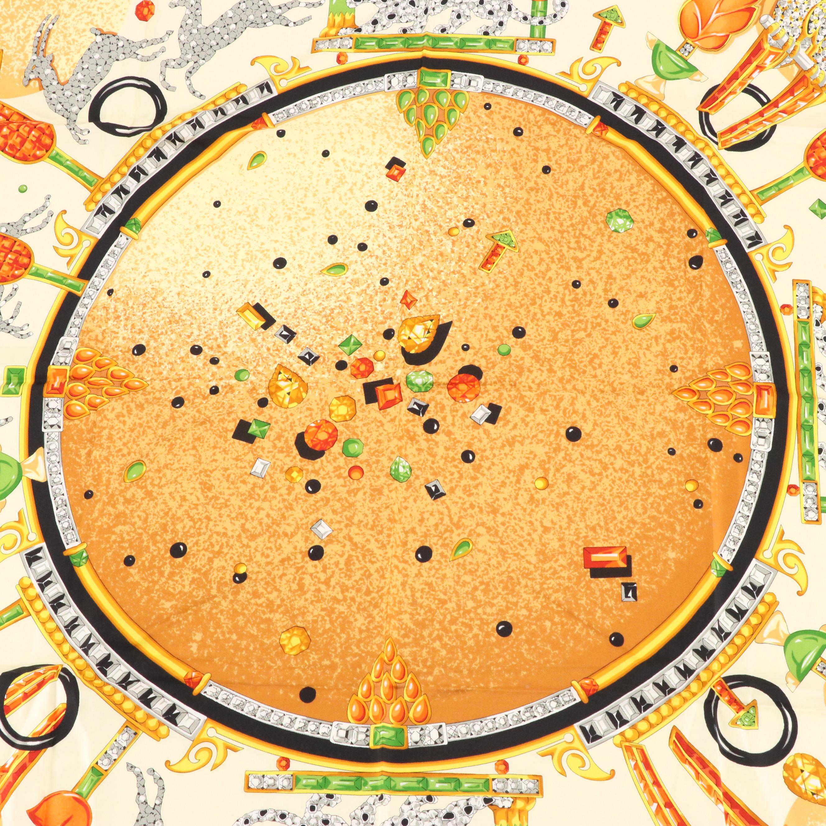 Cartier Must de Cartier Bijouterie Scarf 90 in Silk Twill