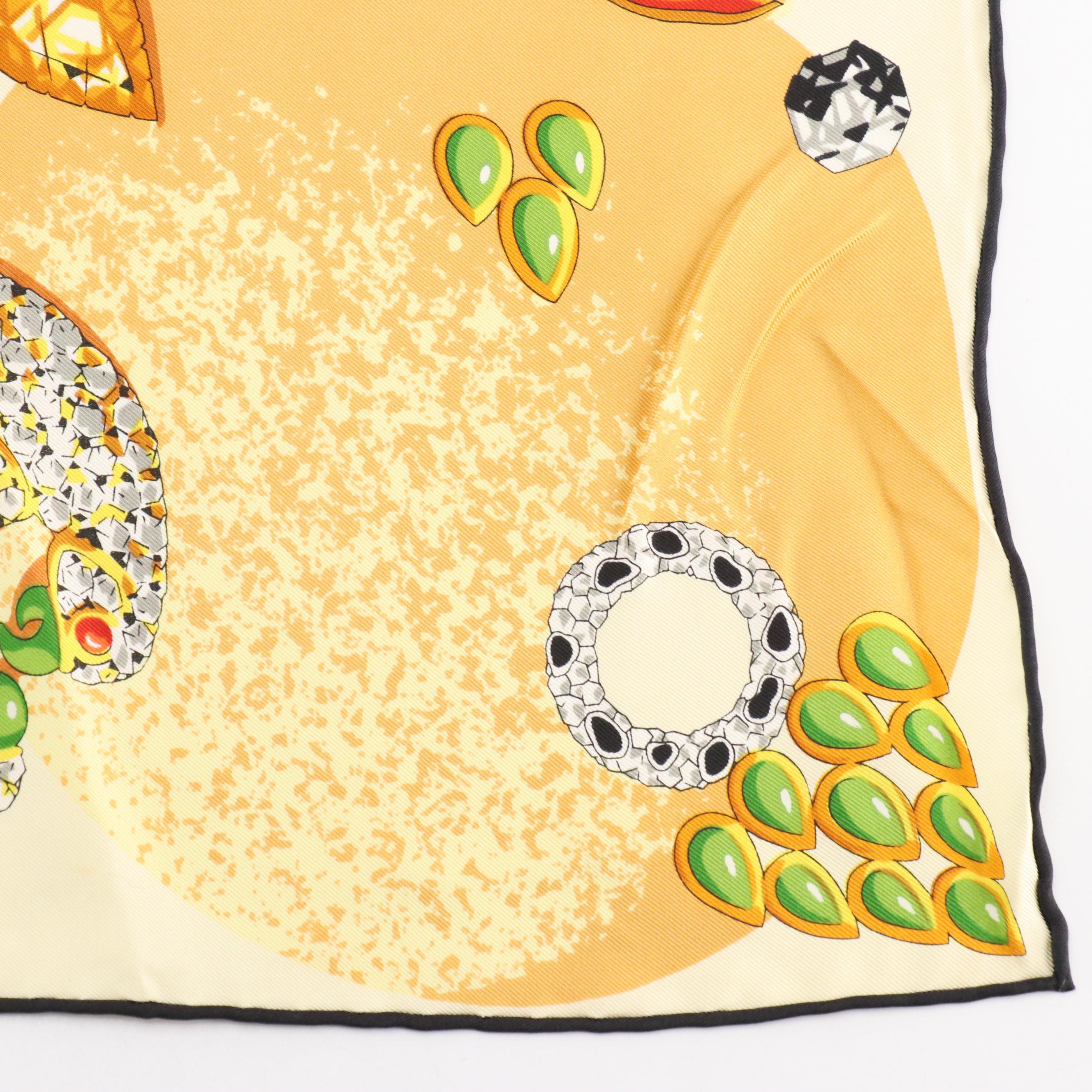 Cartier Must de Cartier Bijouterie Scarf 90 in Silk Twill