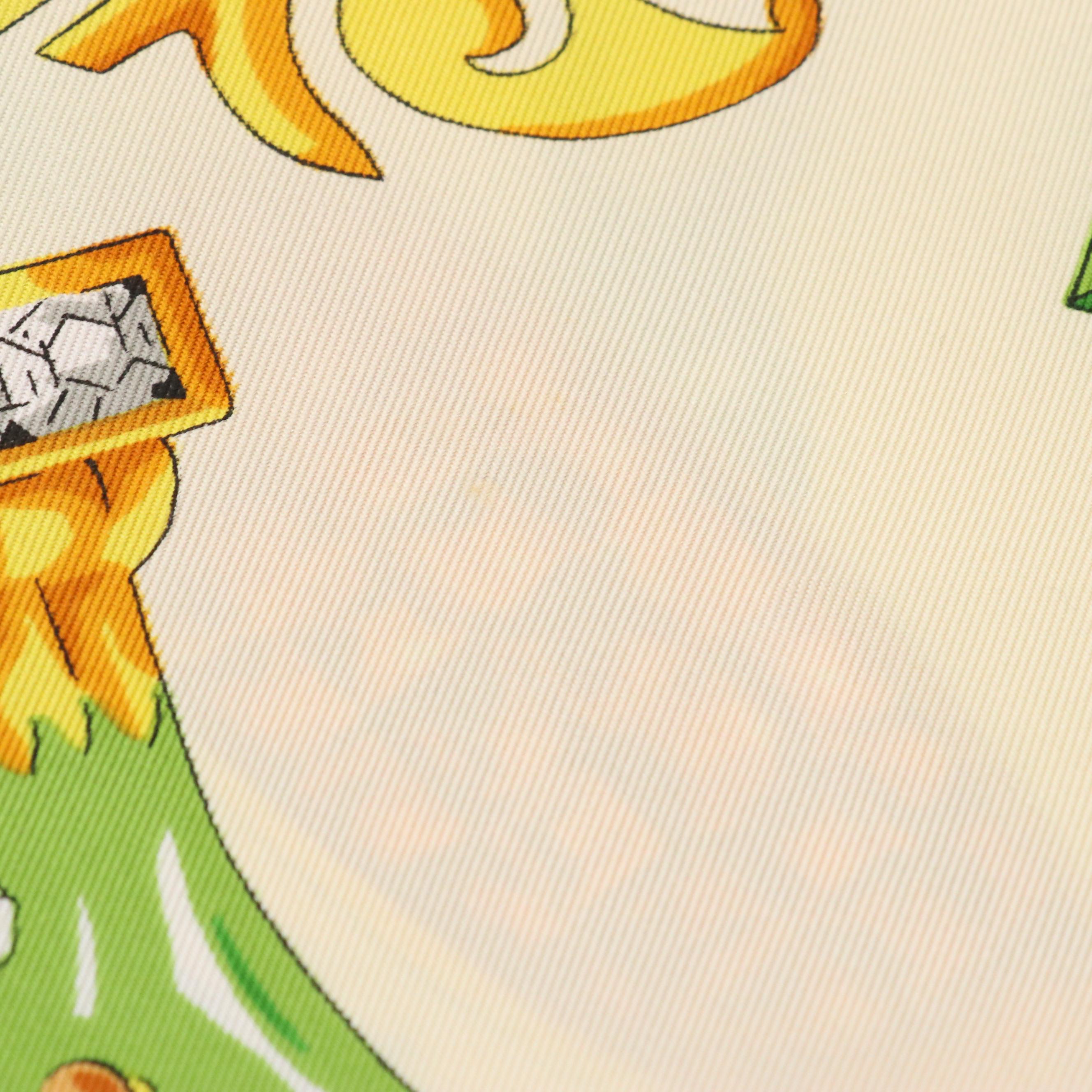 Cartier Must de Cartier Bijouterie Scarf 90 in Silk Twill