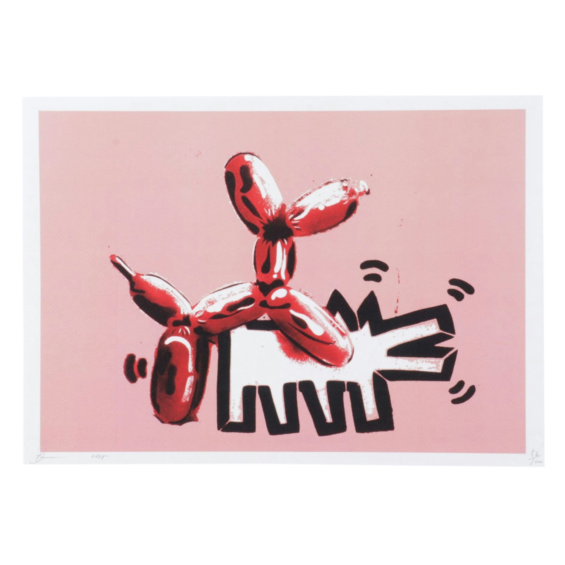 Death NYC Pop Art Digital Graphic Print Homage to Keith Haring, 2025