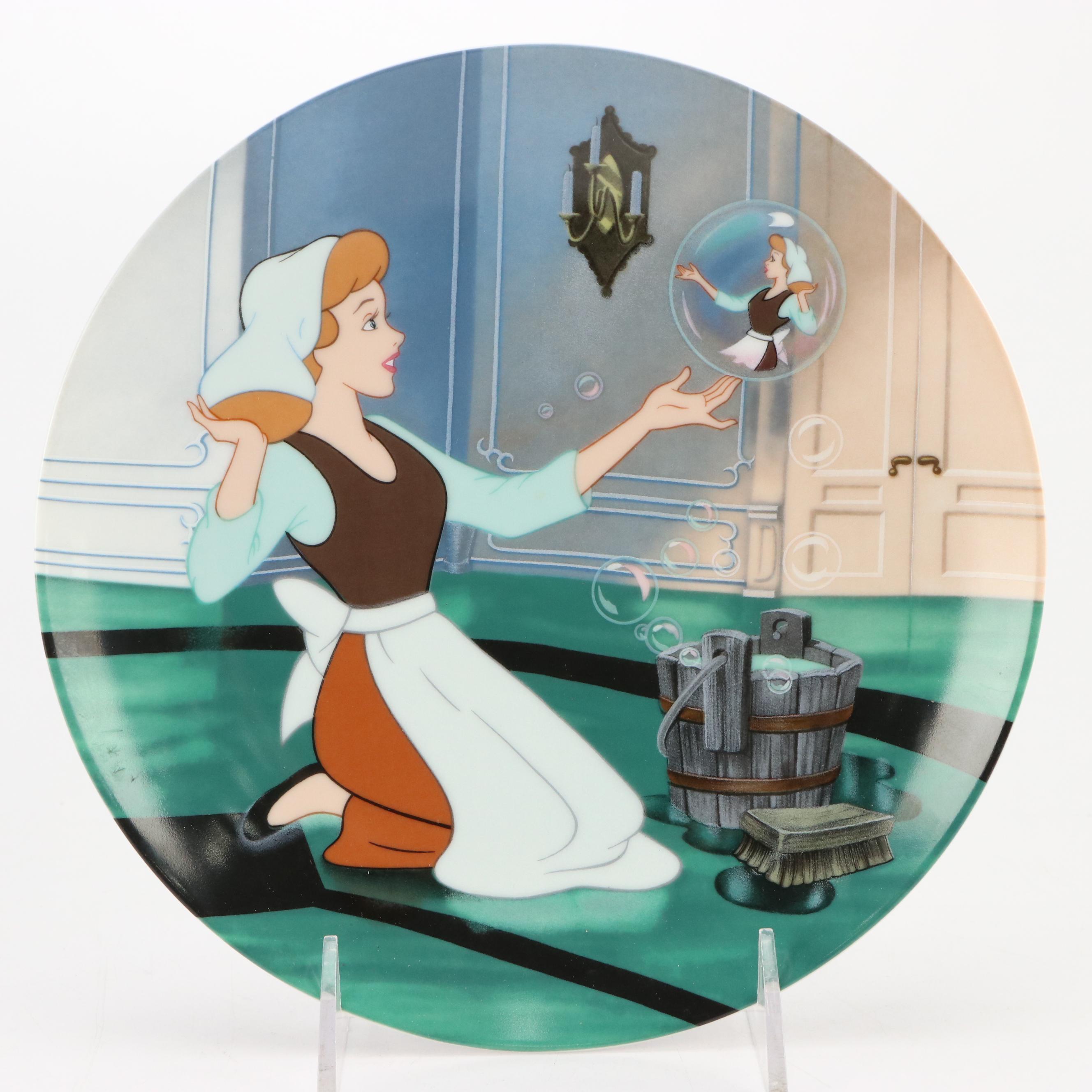 Walt Disney Edward M. Knowles Collector Plates with Cinderella and More