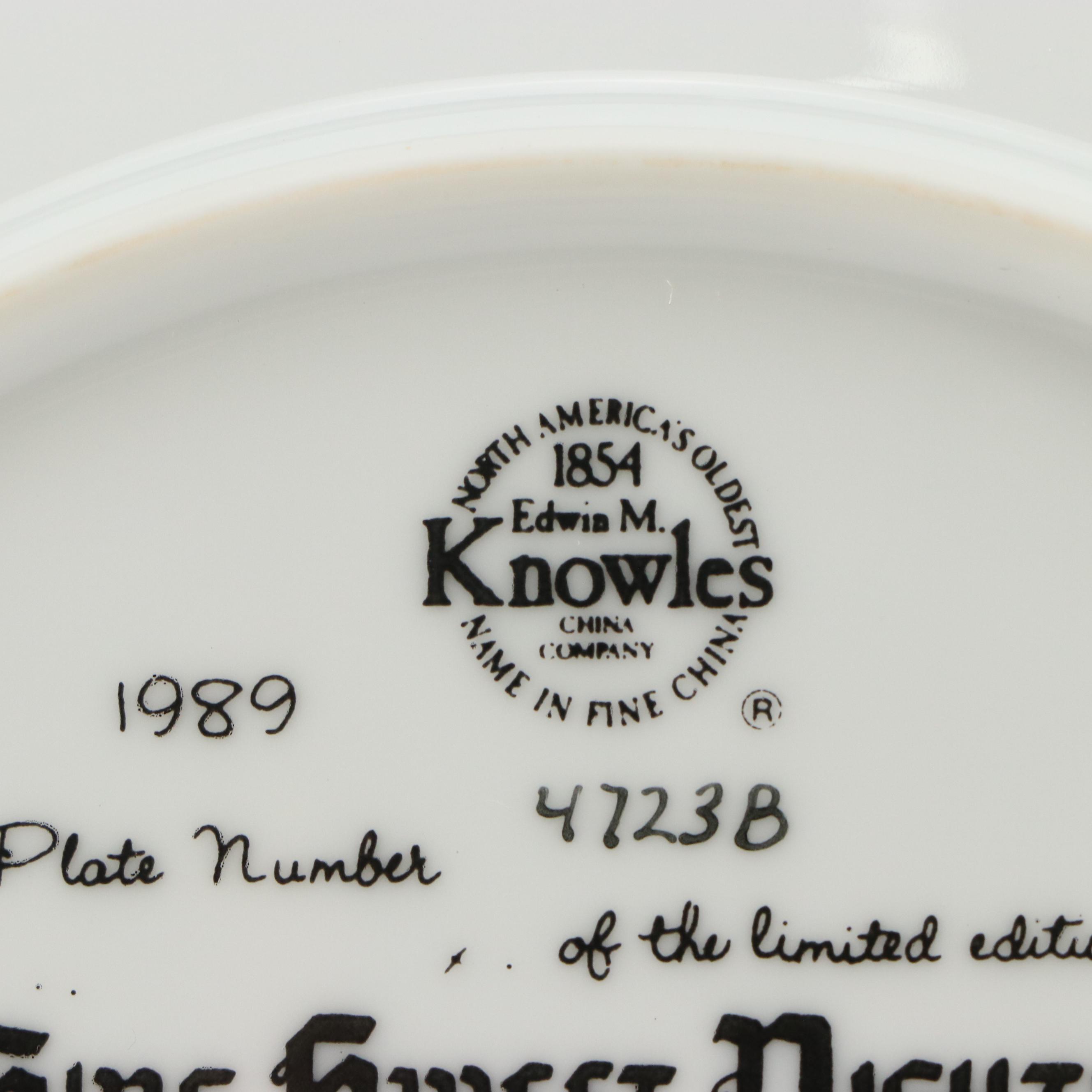 Walt Disney Edward M. Knowles Collector Plates with Cinderella and More