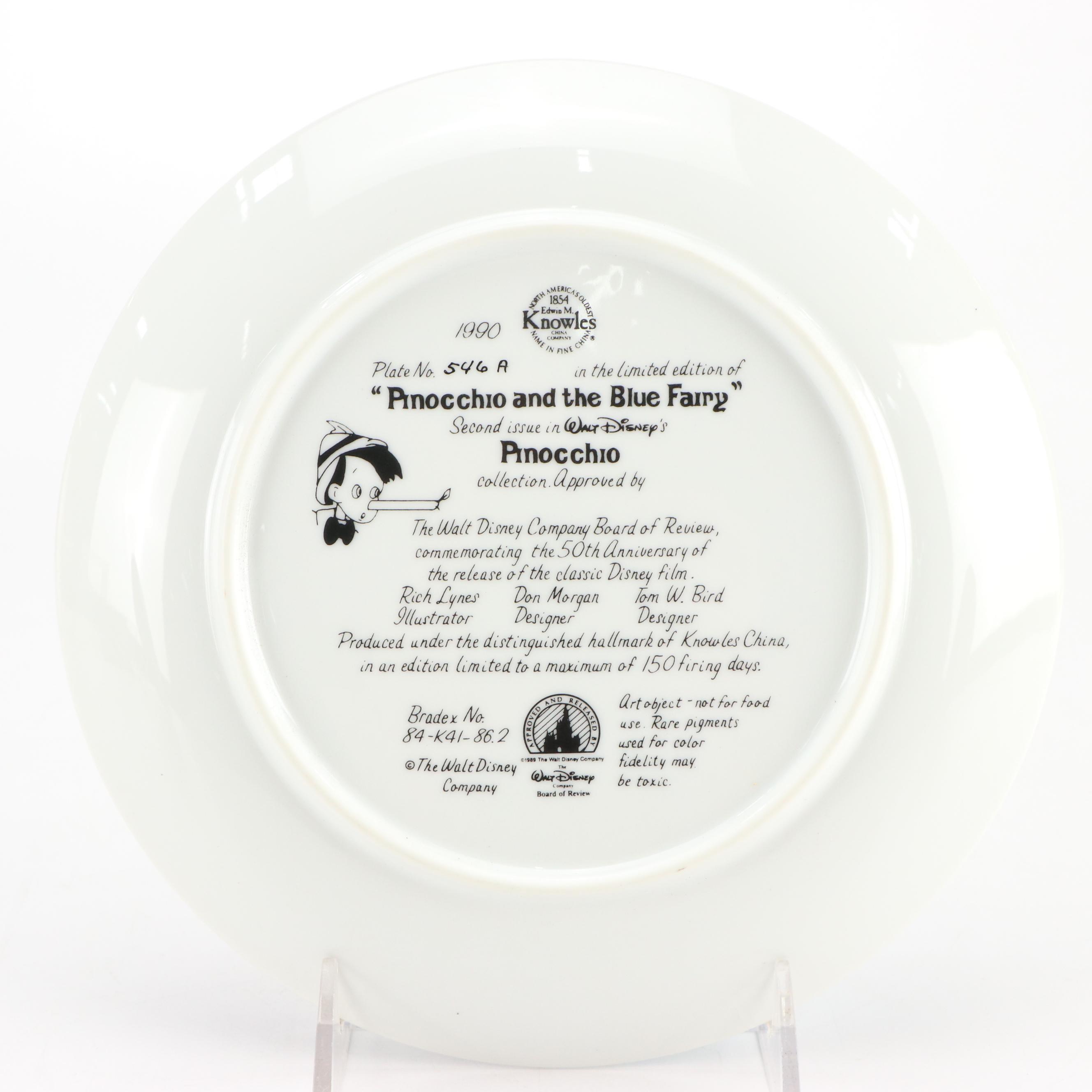 Walt Disney Edward M. Knowles Collector Plates with Cinderella and More