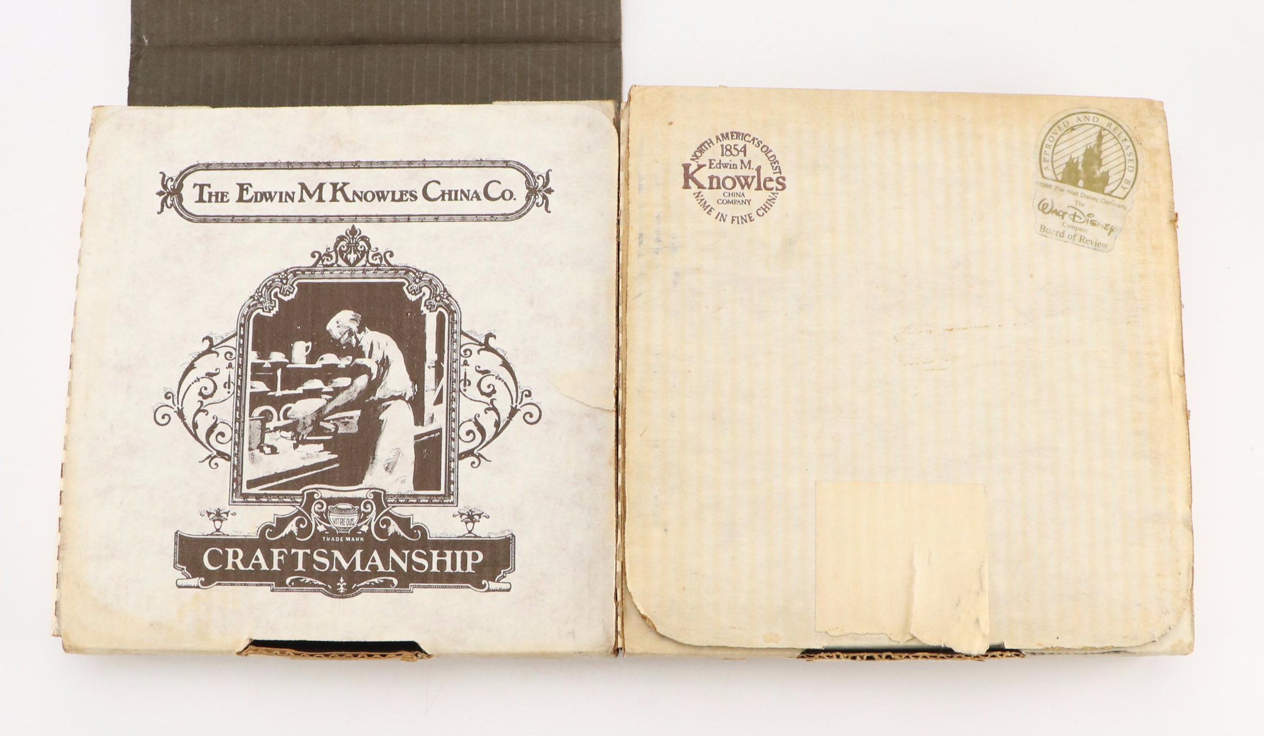 Walt Disney Edward M. Knowles Collector Plates with Cinderella and More