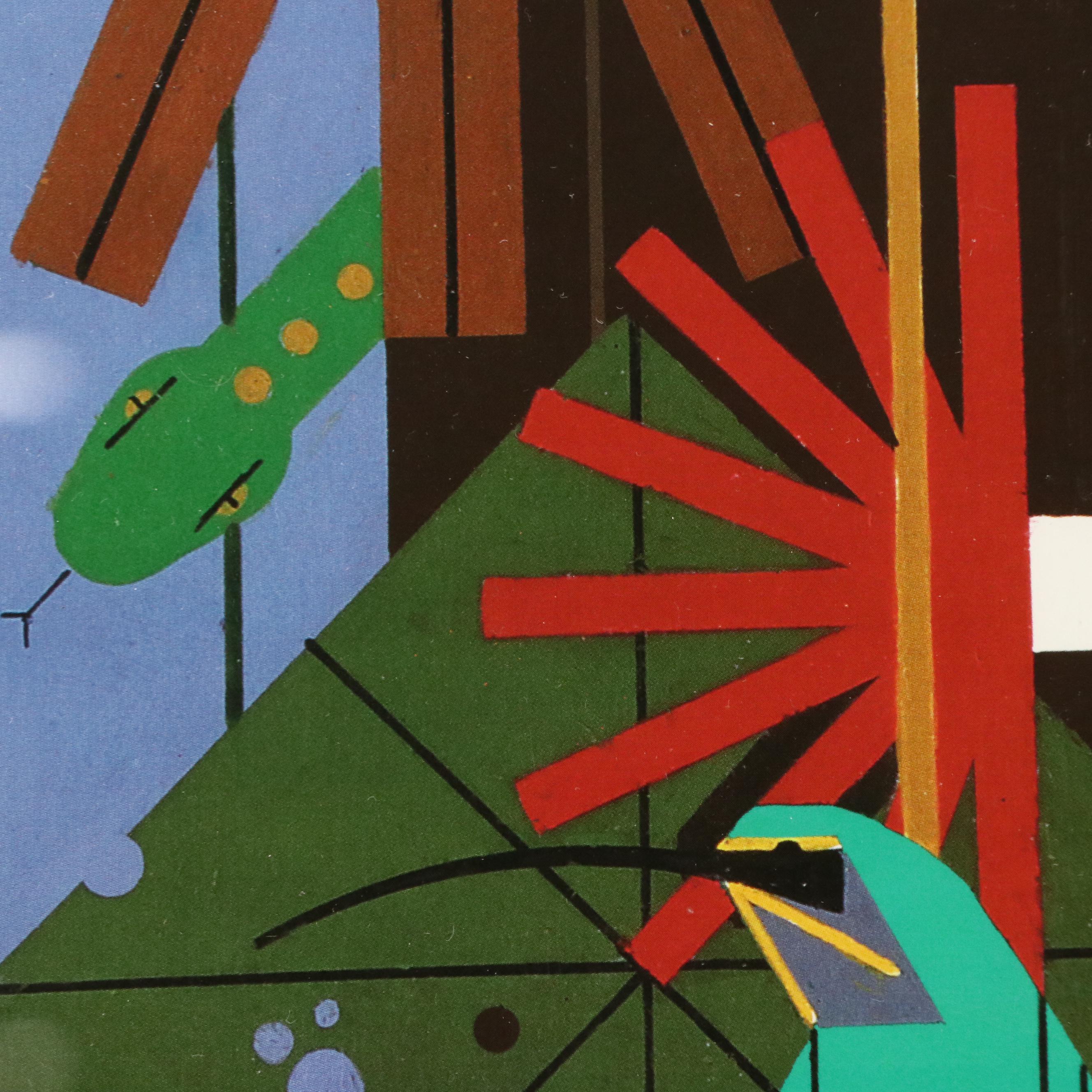 Offset Lithograph After Charley Harper "Monteverde, The Cloud Forest," 1999