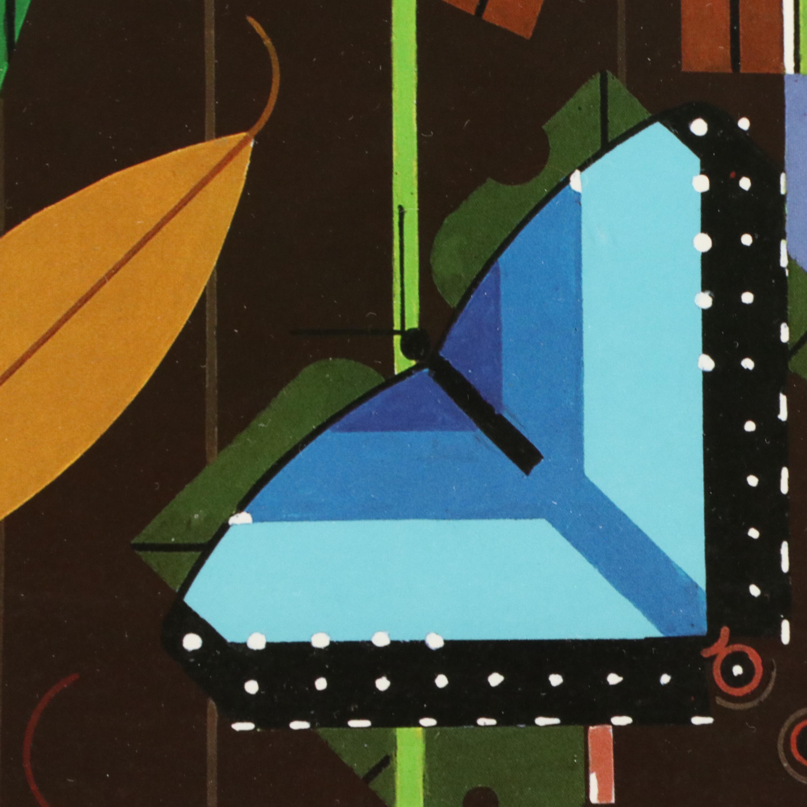 Offset Lithograph After Charley Harper "Monteverde, The Cloud Forest," 1999