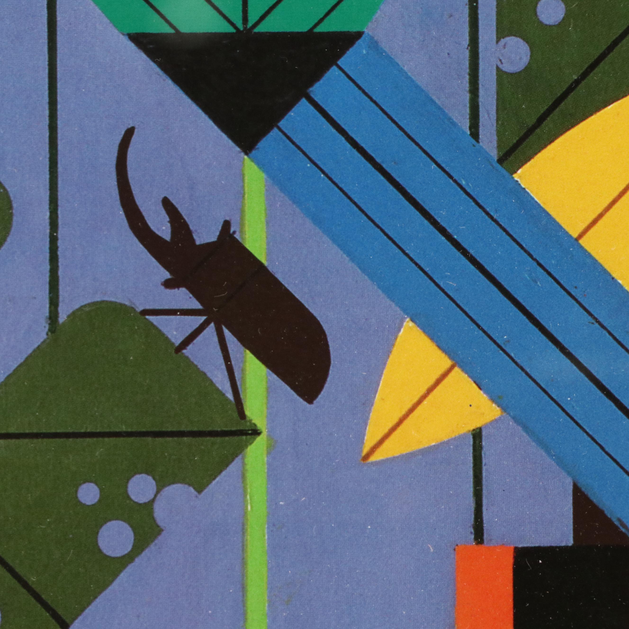 Offset Lithograph After Charley Harper "Monteverde, The Cloud Forest," 1999