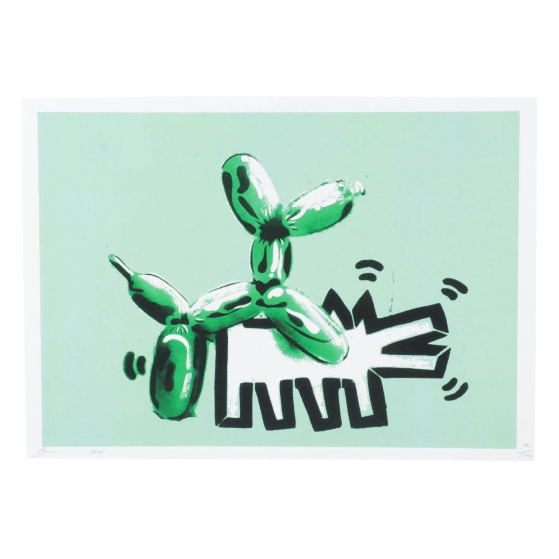 Death NYC Pop Art Digital Graphic Print Homage to Keith Haring, 2025