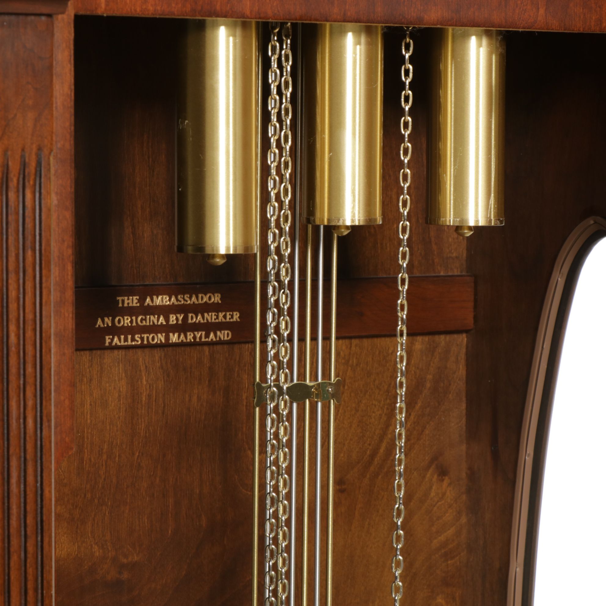 Daneker "Ambassador" Cherry Case Grandfather Clock