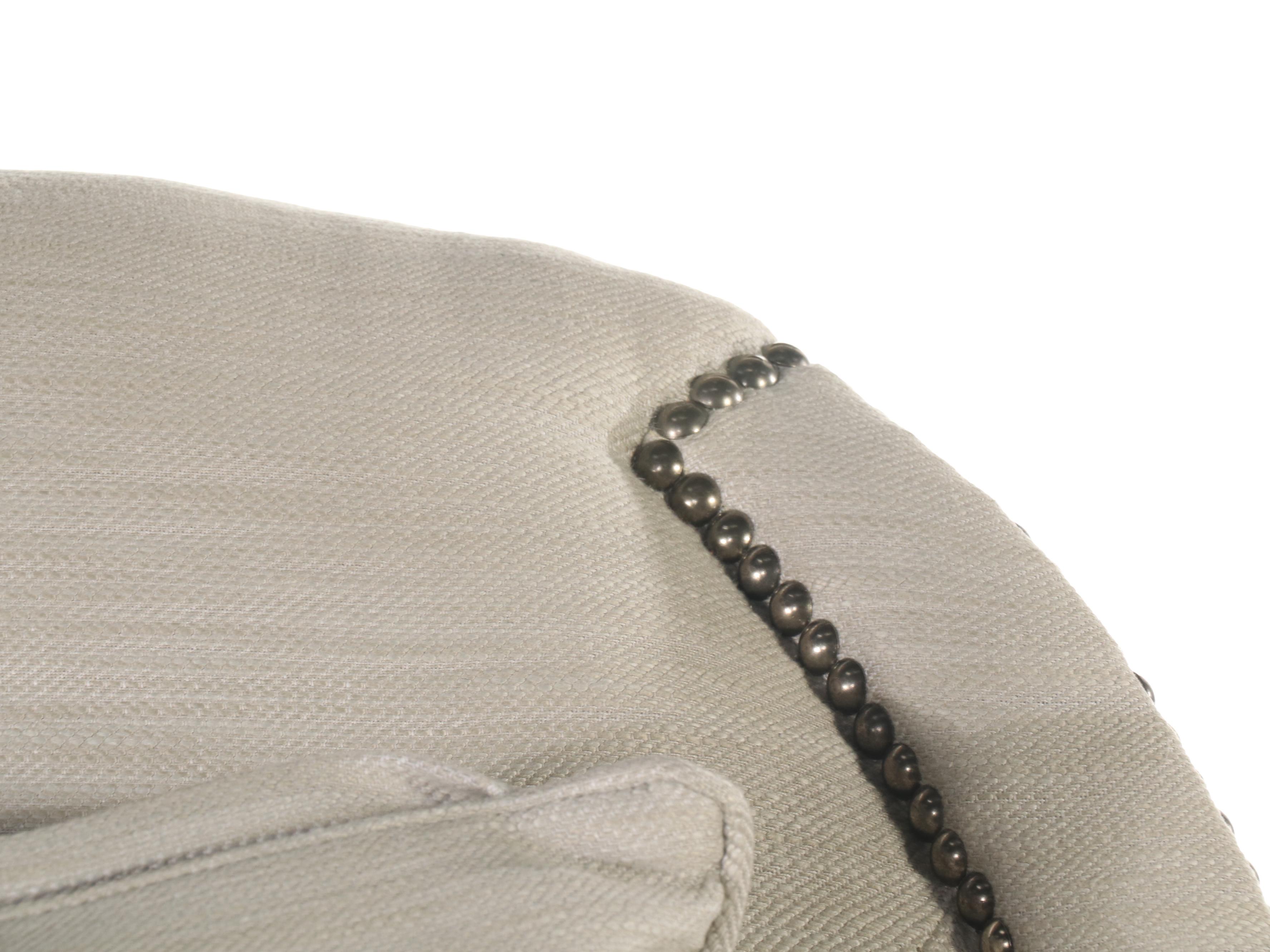 Pair of Hickory Chair Furniture Co. Modern Upholstered Armchairs