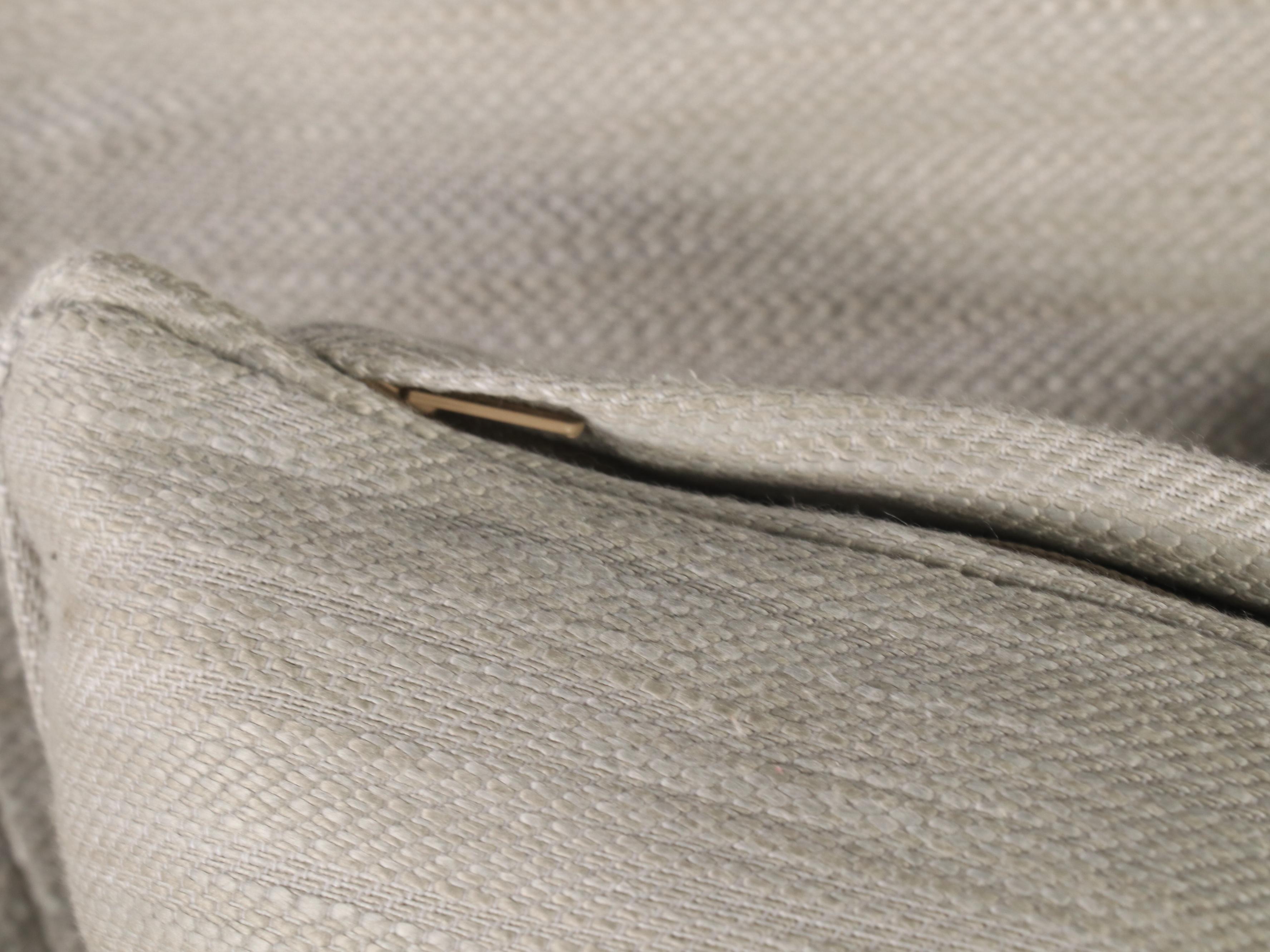 Pair of Hickory Chair Furniture Co. Modern Upholstered Armchairs