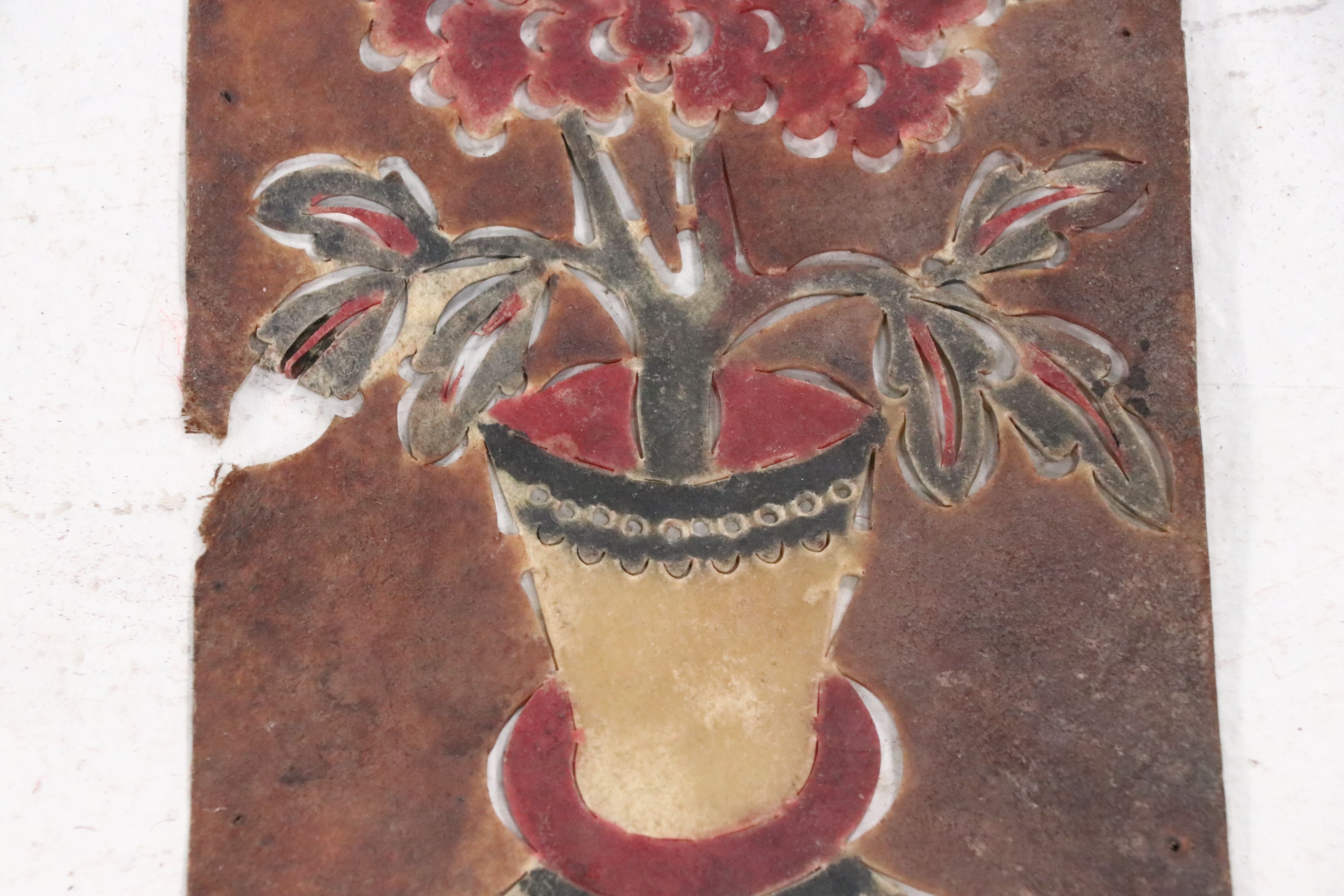 Chinese Palace Shadow Puppet Backdrop, Circa 1870