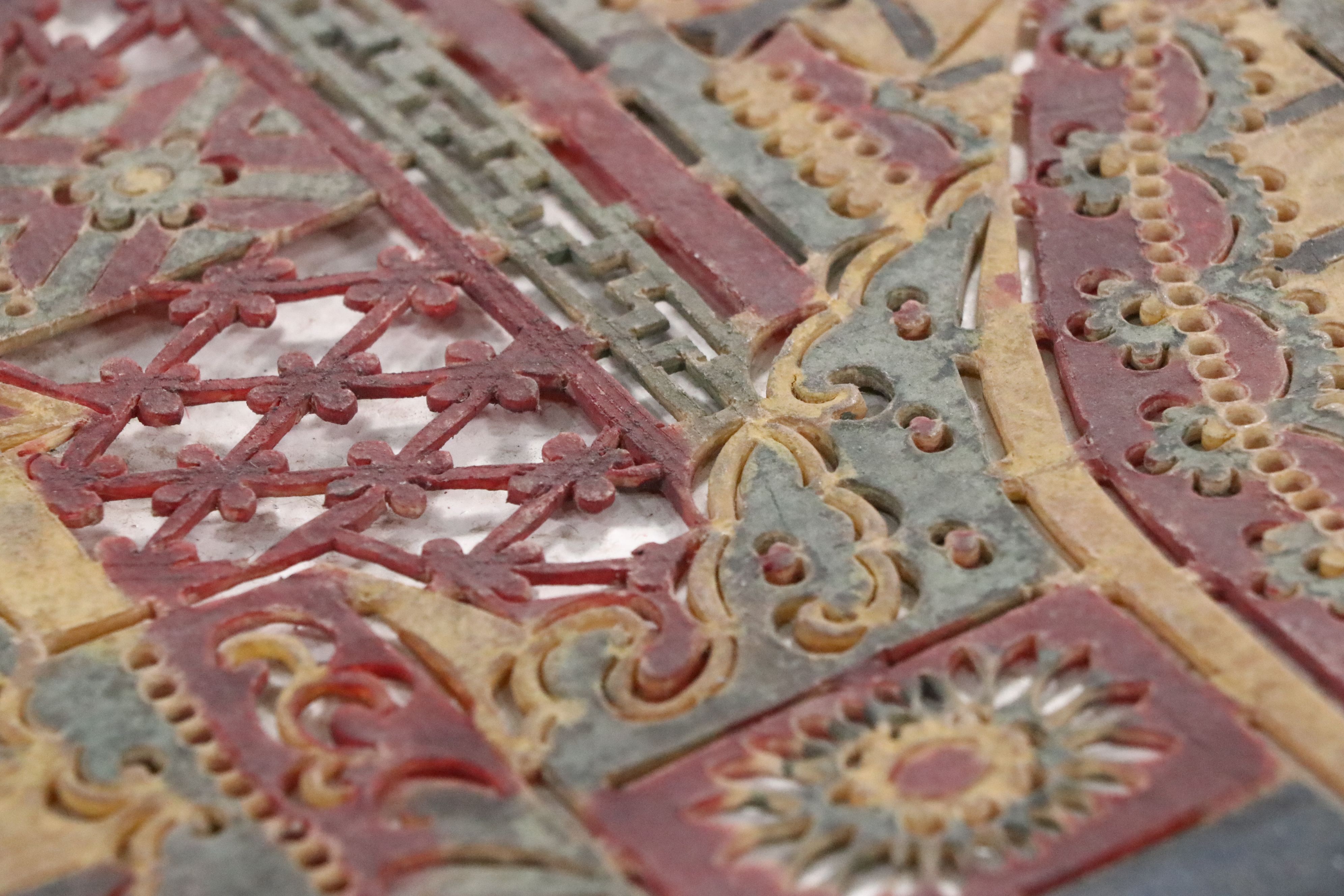 Chinese Palace Shadow Puppet Backdrop, Circa 1870