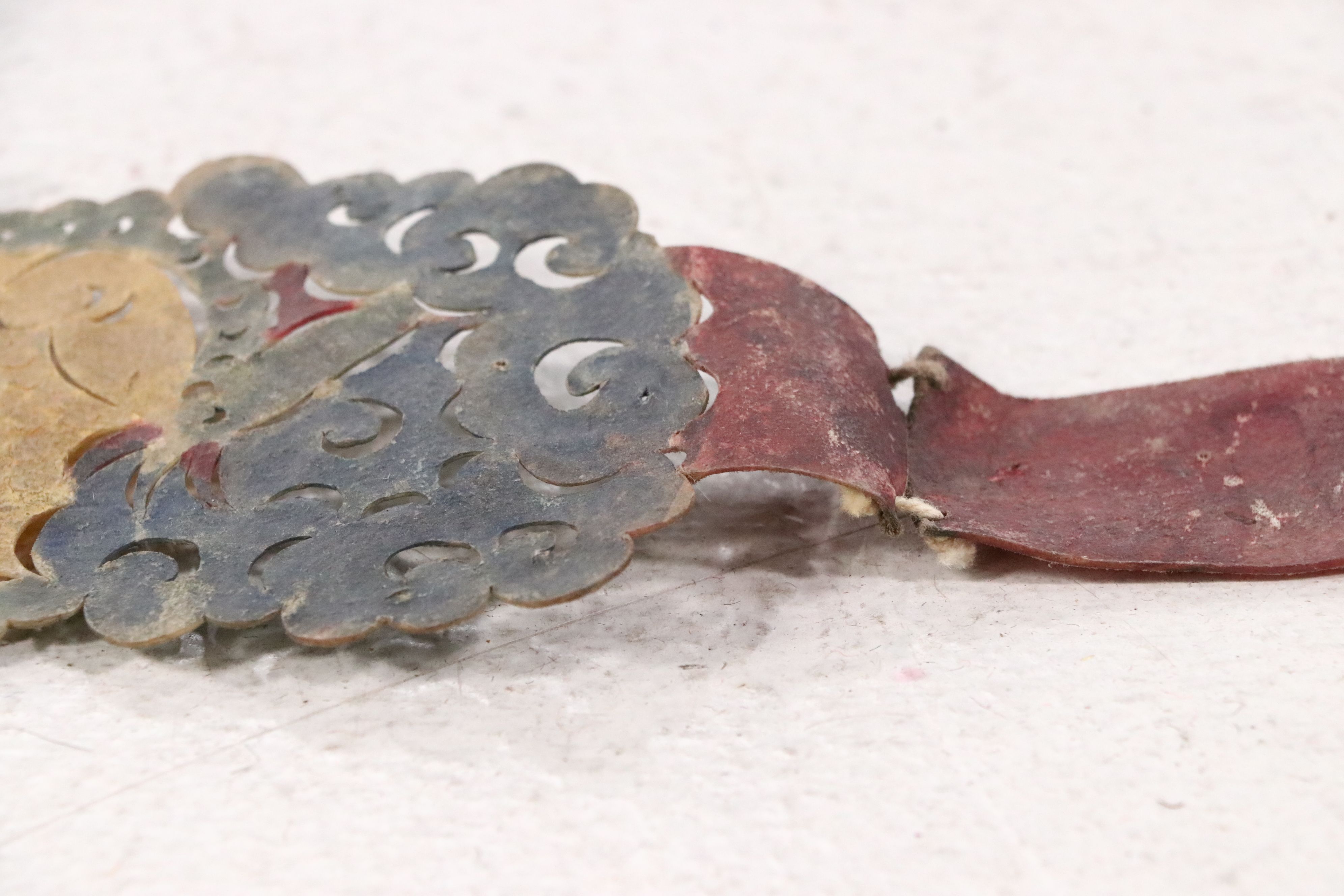 Chinese Palace Shadow Puppet Backdrop, Circa 1870