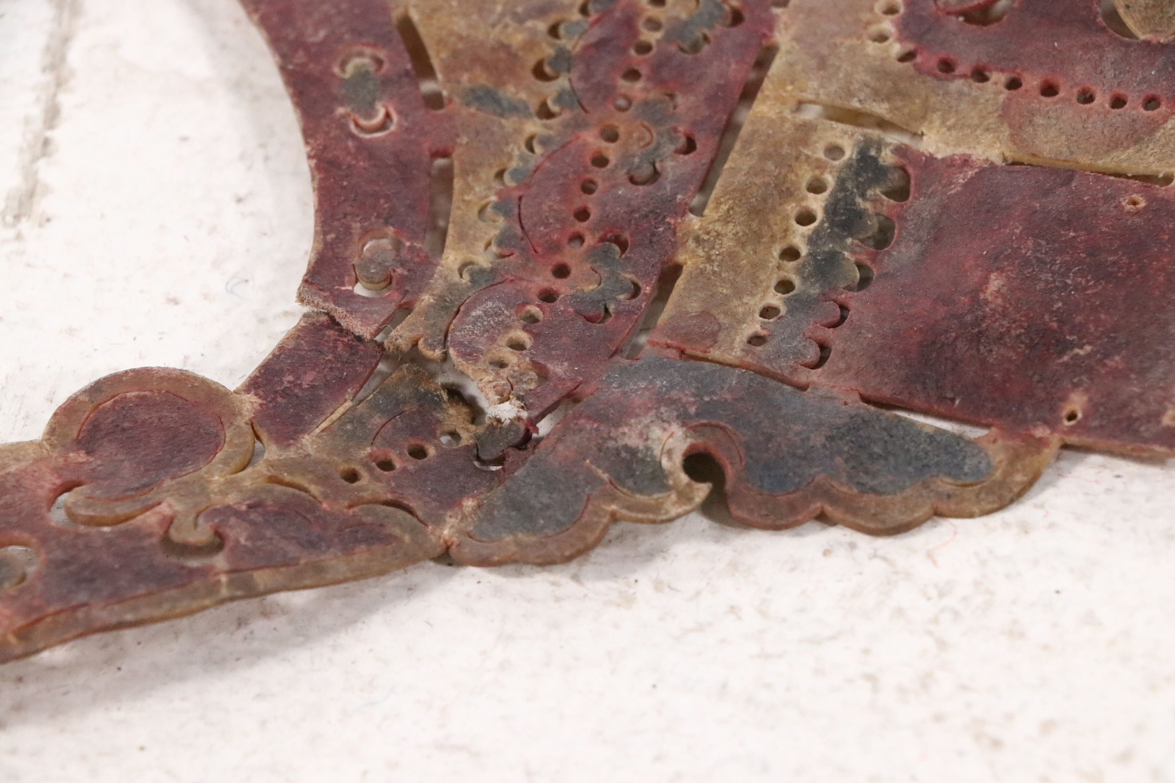 Chinese Palace Shadow Puppet Backdrop, Circa 1870