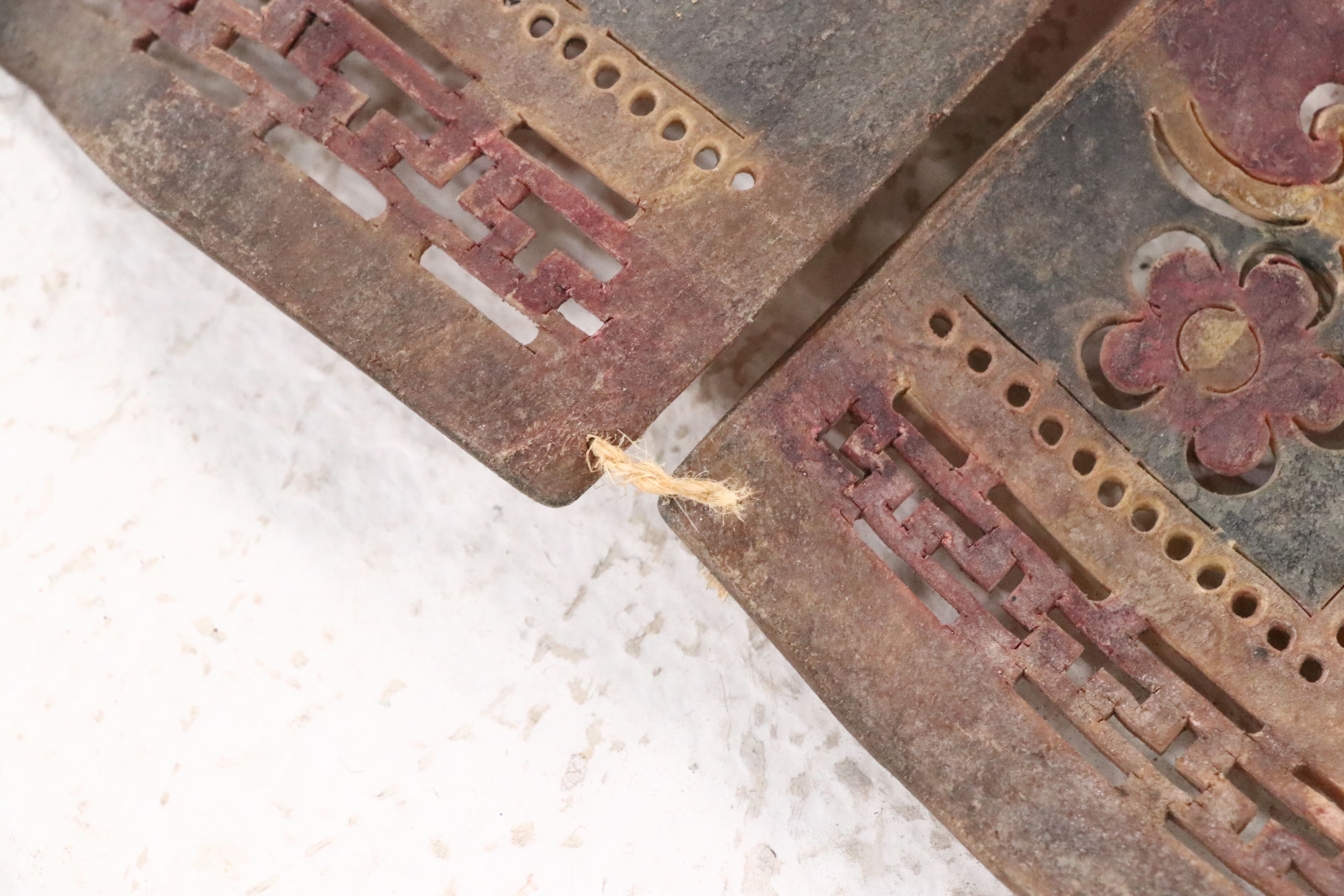 Chinese Palace Shadow Puppet Backdrop, Circa 1870